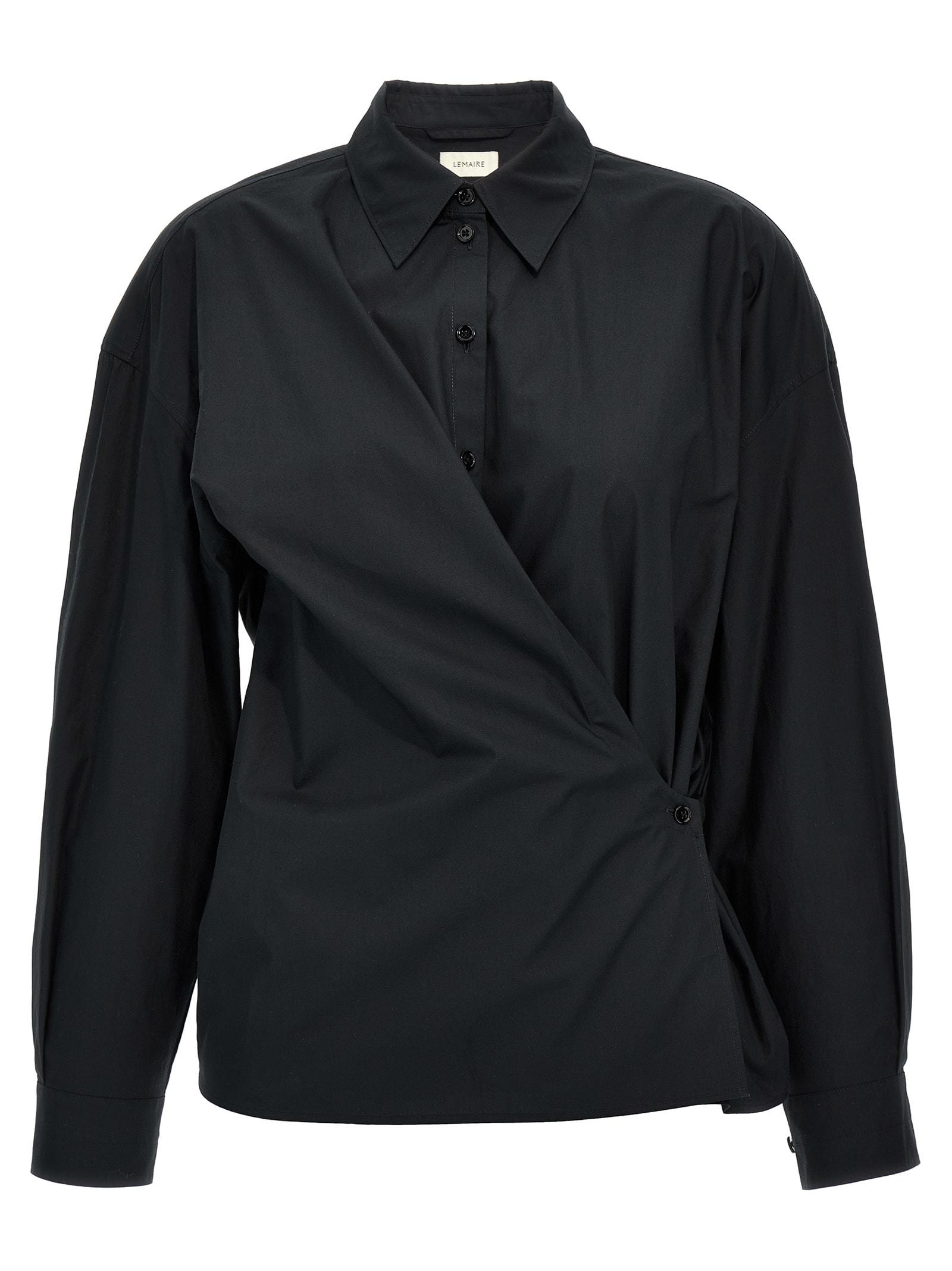 Lemaire Straight Collar Twisted Shirt