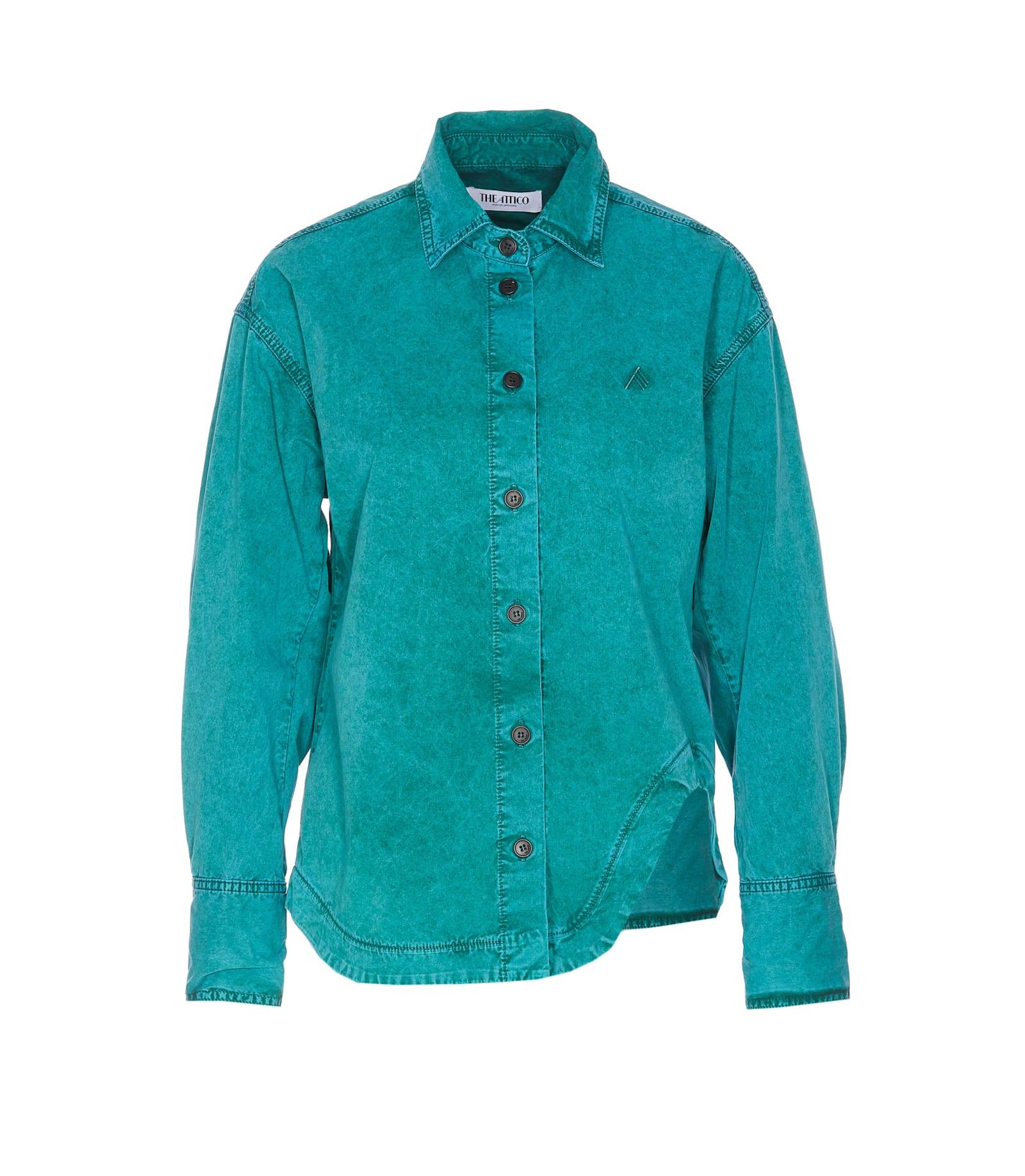 The Attico Logo Shirt Diana Jacket