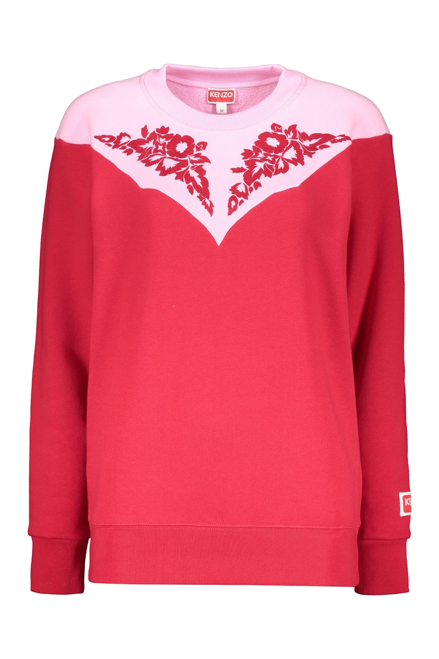 Kenzo Cotton Crew-neck Sweatshirt