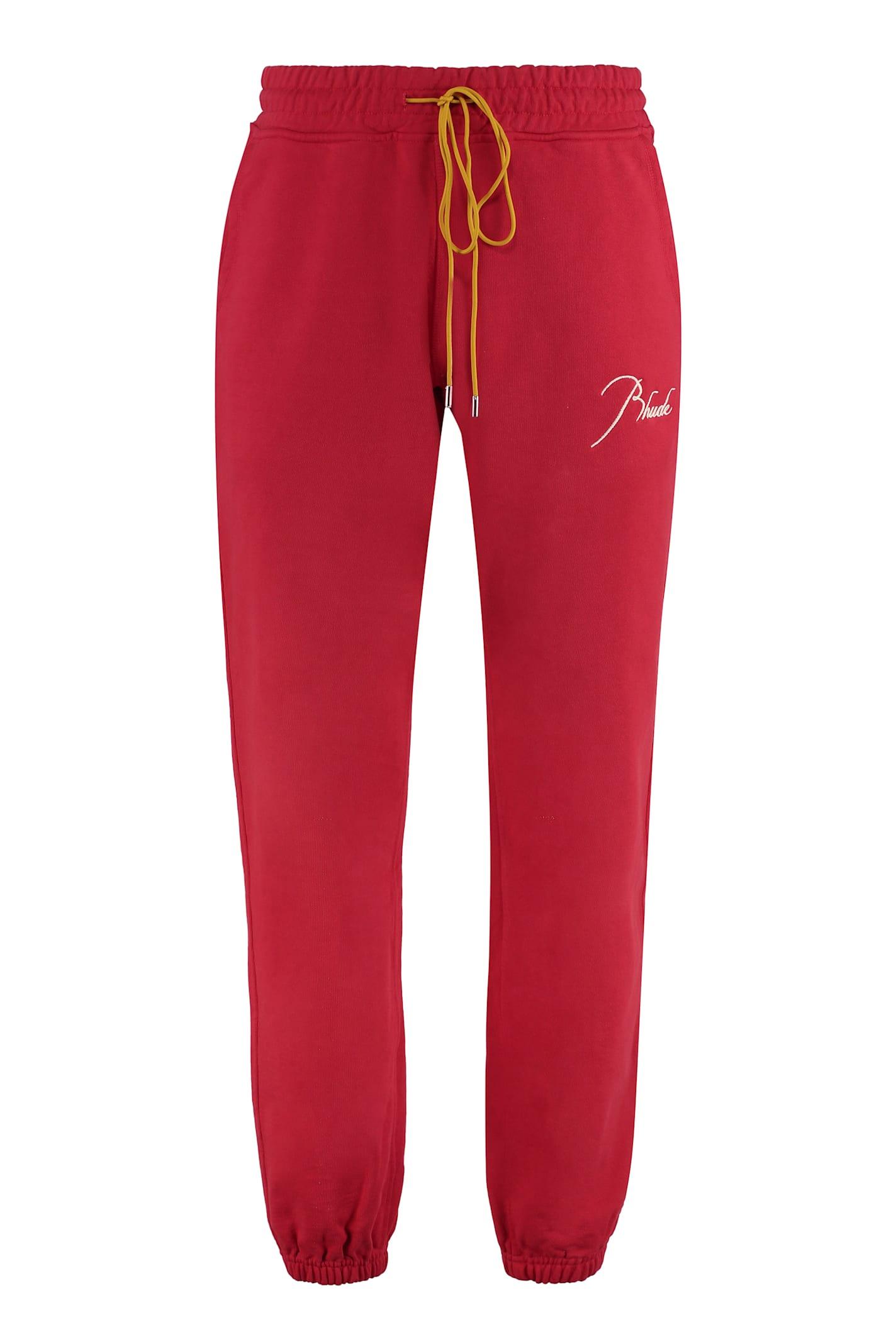 Rhude Logo Detail Cotton Track-Pants