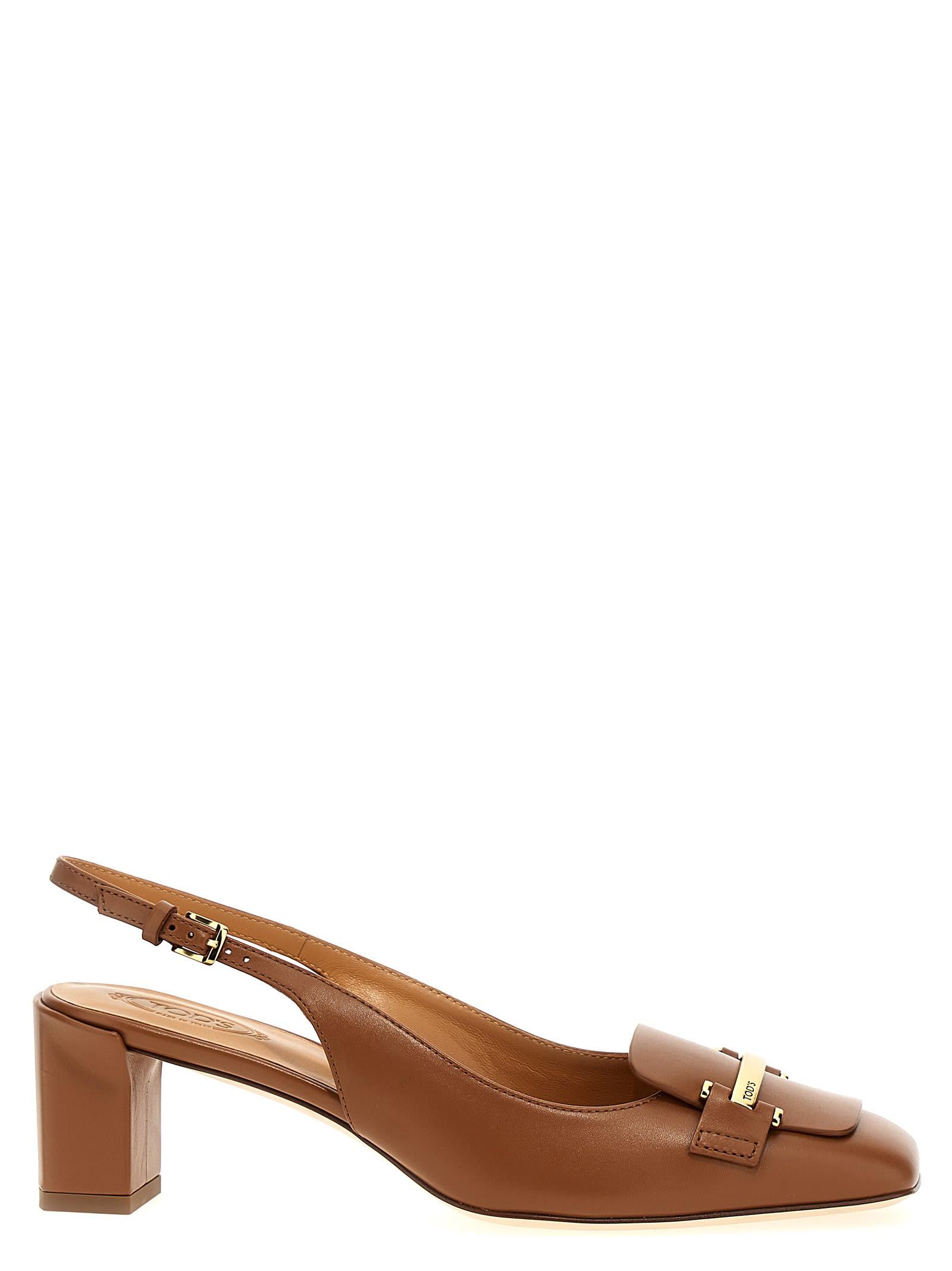 Tod's Women's Slingback Pumps and Leather Dècolletè Sandal