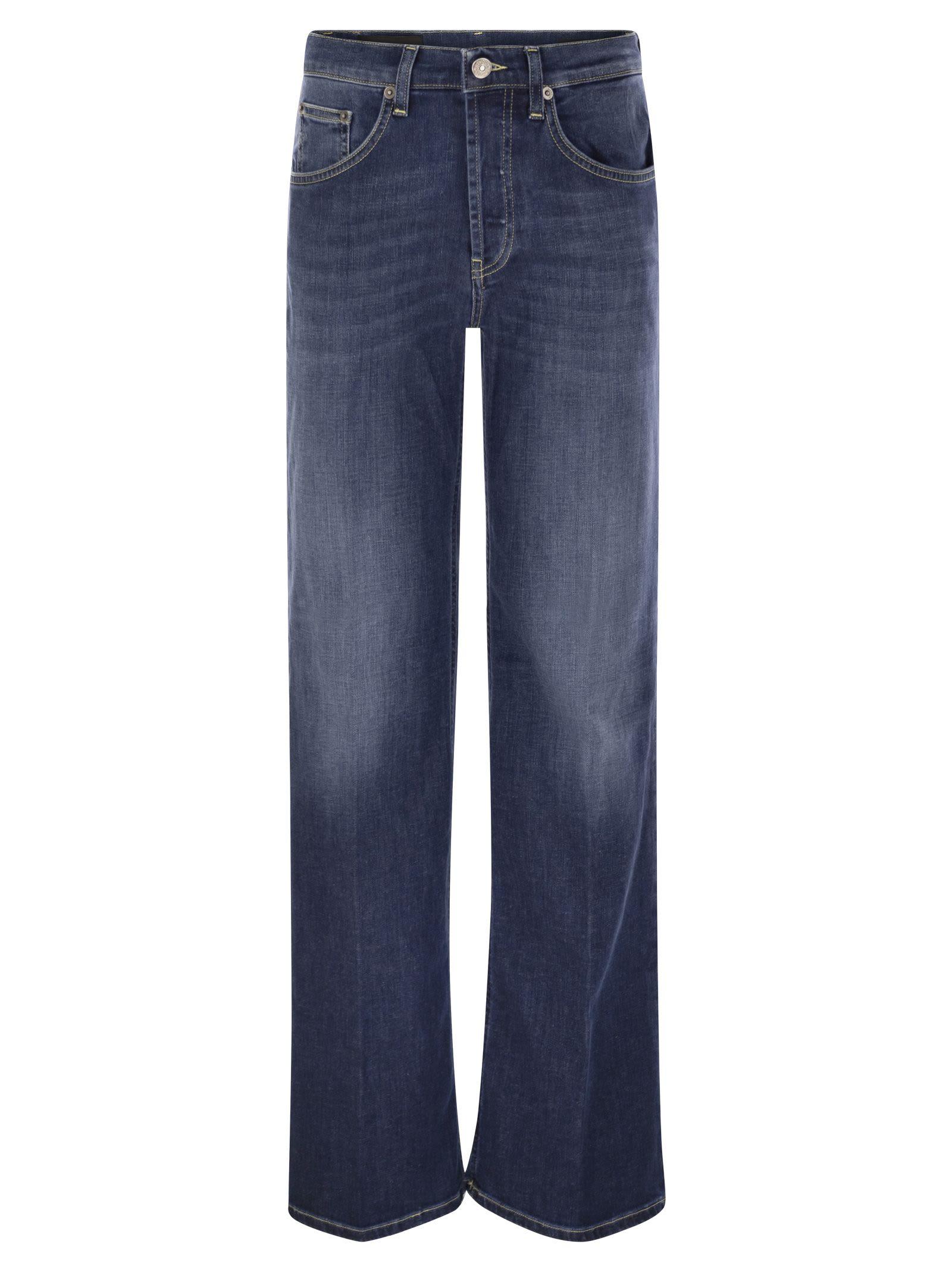 Dondup Jacklyn - Wide-leg Jeans In Stretch Denim