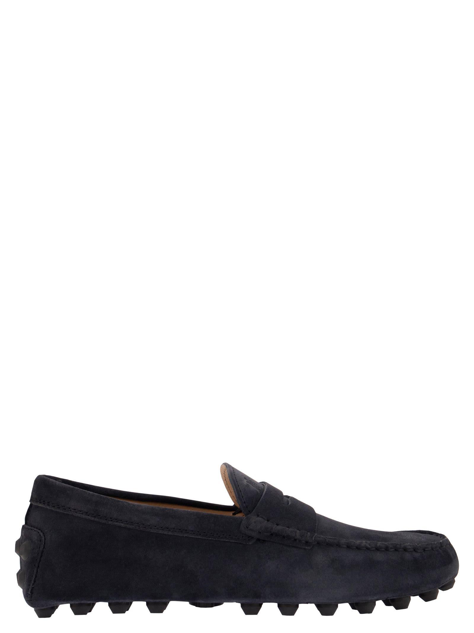 Tod's Men's Gommino Driving Loafers and Suede Moccasins in Blue