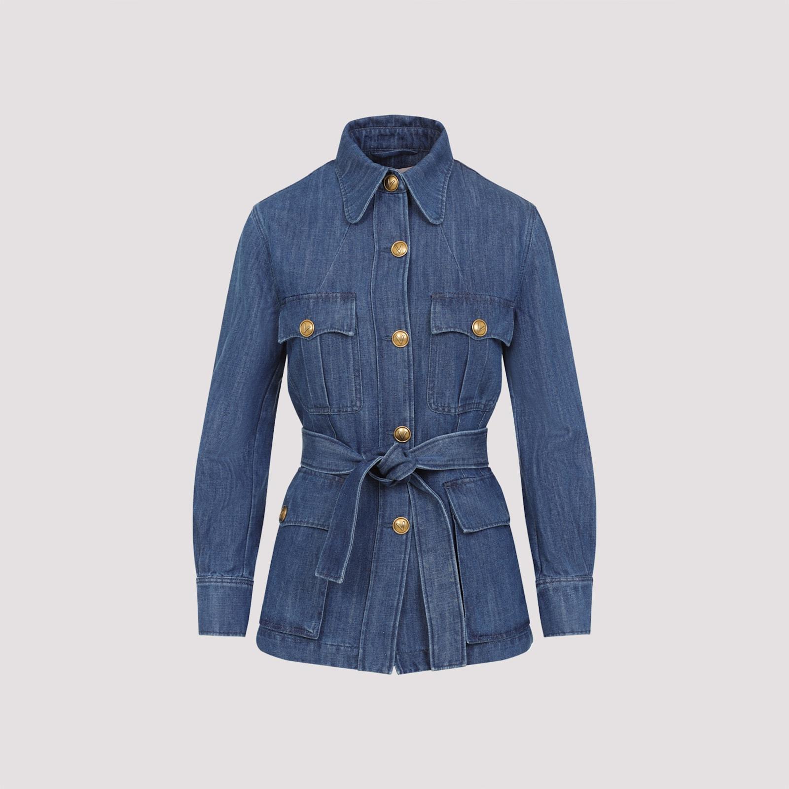 Valentino Garavani Valentino Women's Denim Overshirt and Jacket in Blue