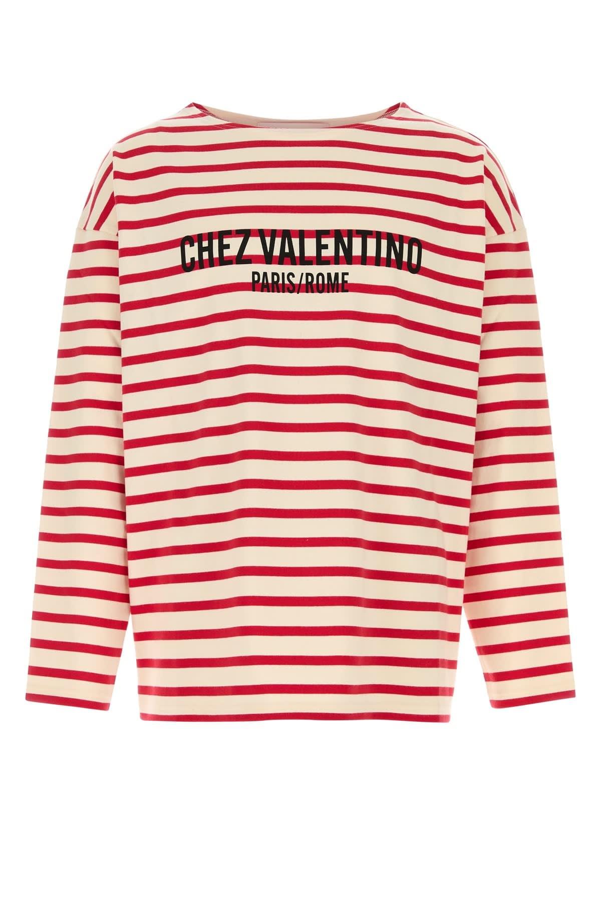 Valentino Garavani Embroidered Cotton T-Shirt