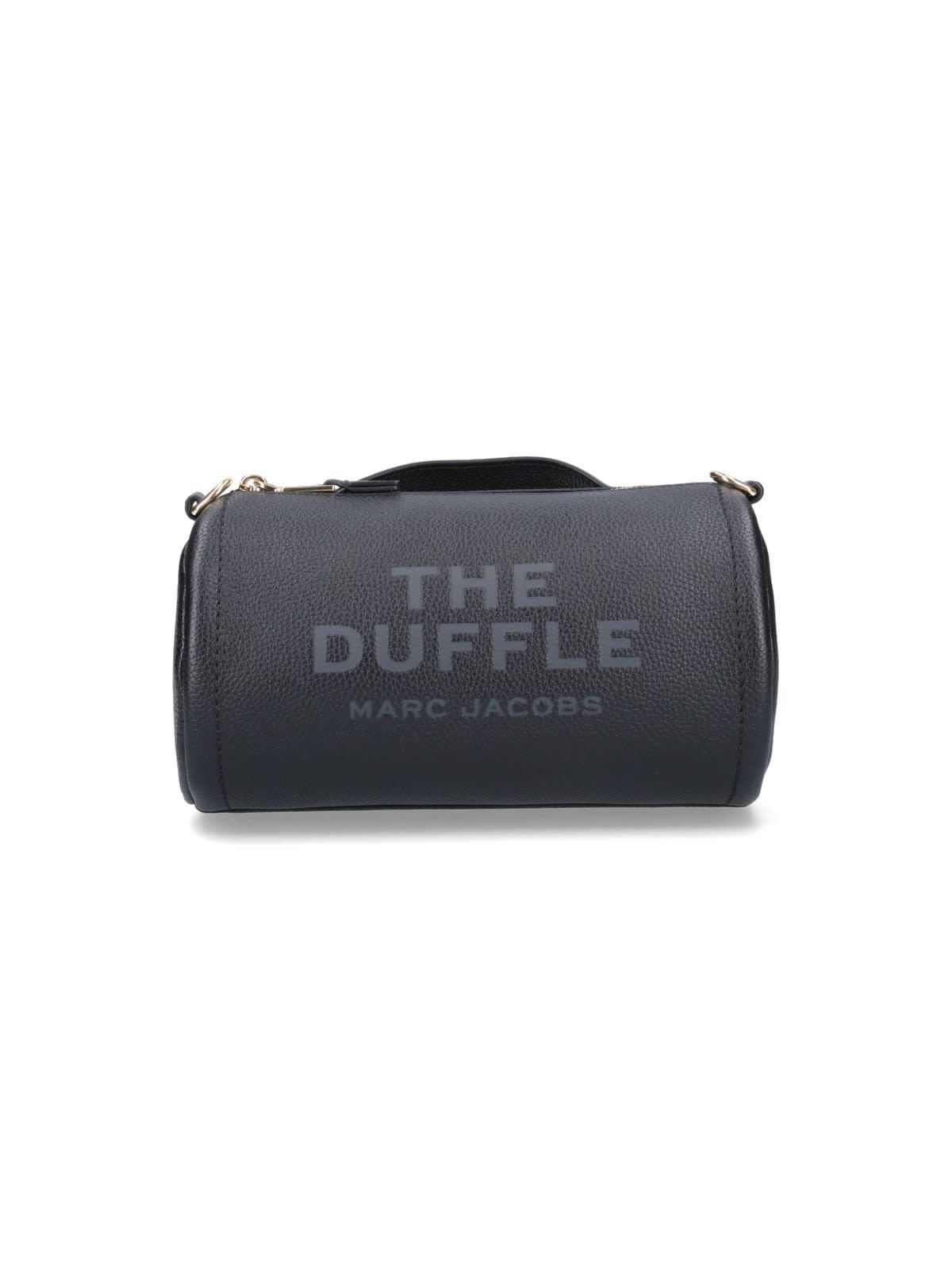Marc Jacobs Black Leather Duffle Bag