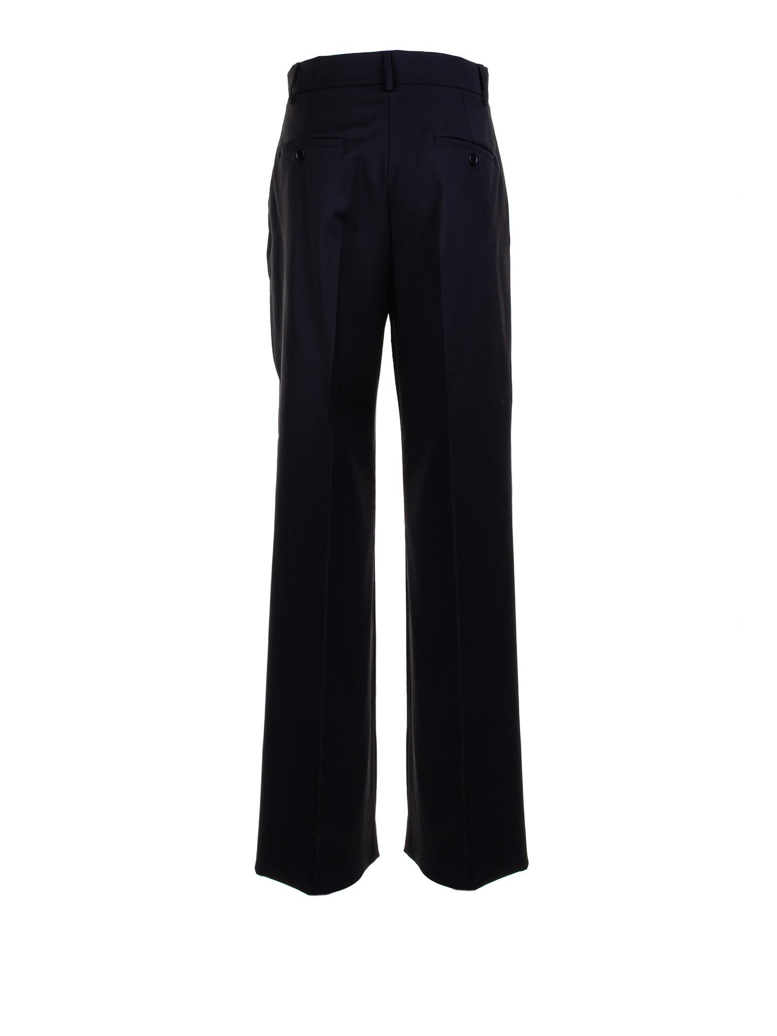 Weekend Max Mara Palazzo Trousers In Wool Canvas