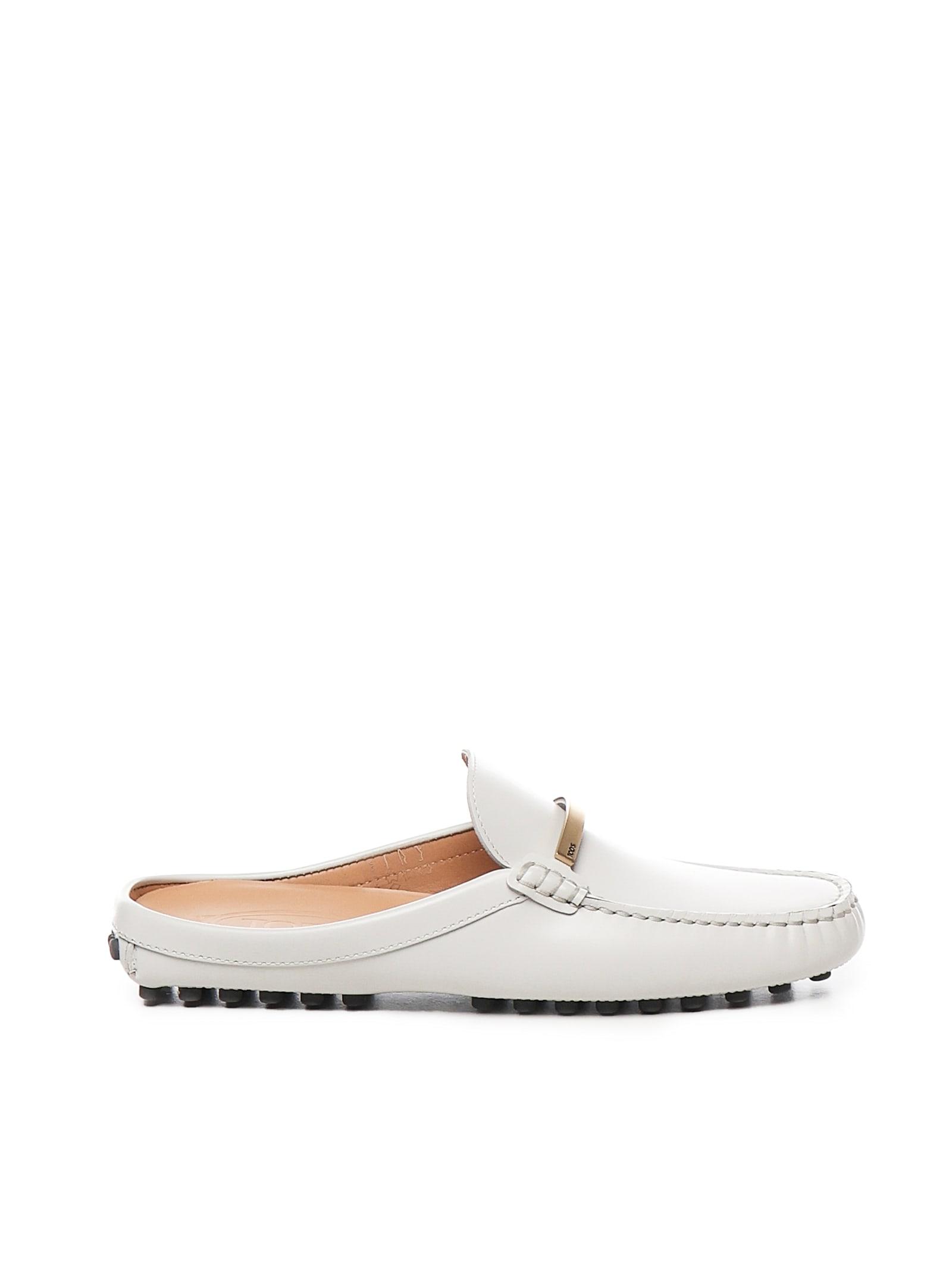 Tod's Rubber Sabot In Leather