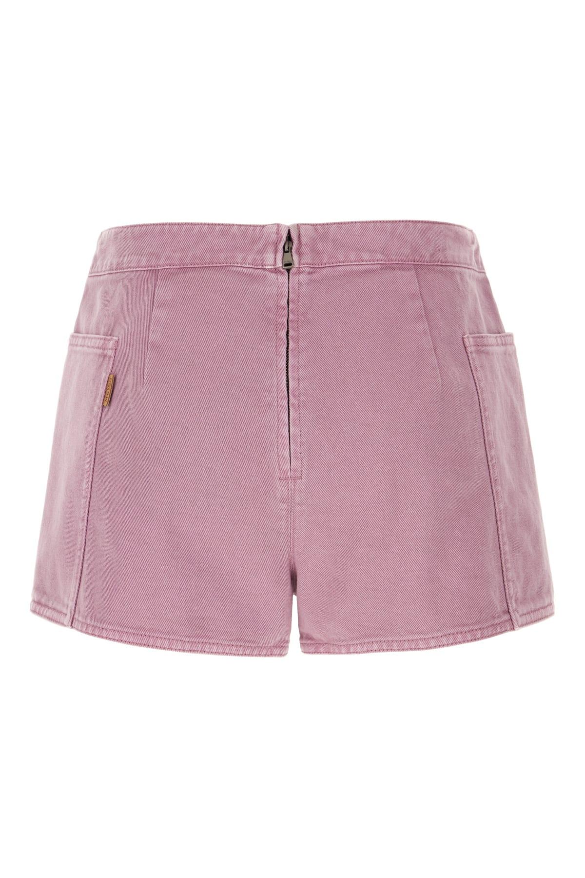 Max Mara Mauve Cotton Shorts