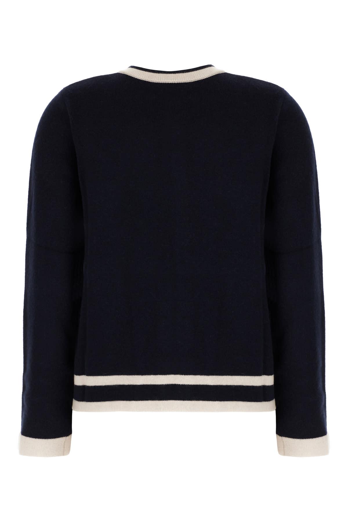 'S MAX MARA Max Mara Two-tone Wool Blend Cardigan