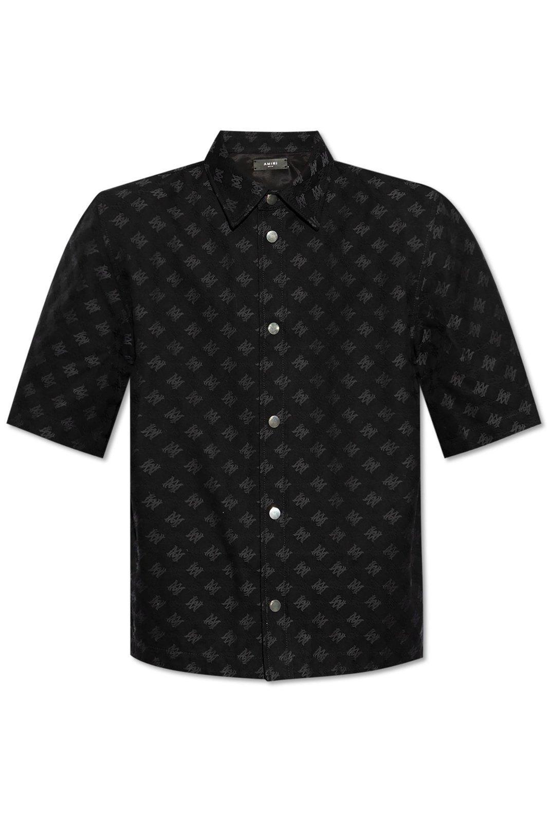 Amiri Ma Quad Jacquard Short-sleeved Shirt