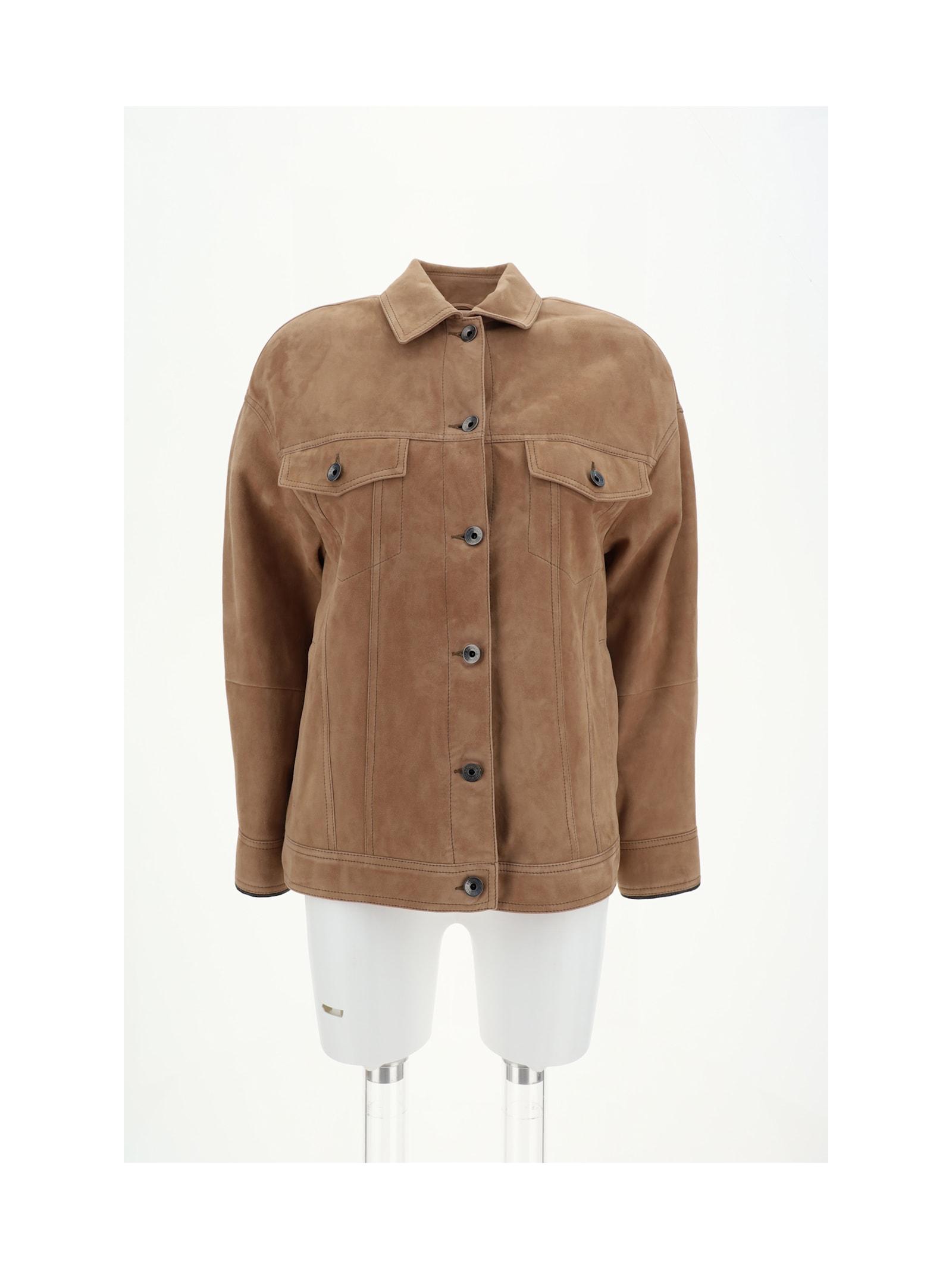 Brunello Cucinelli Leather Jacket