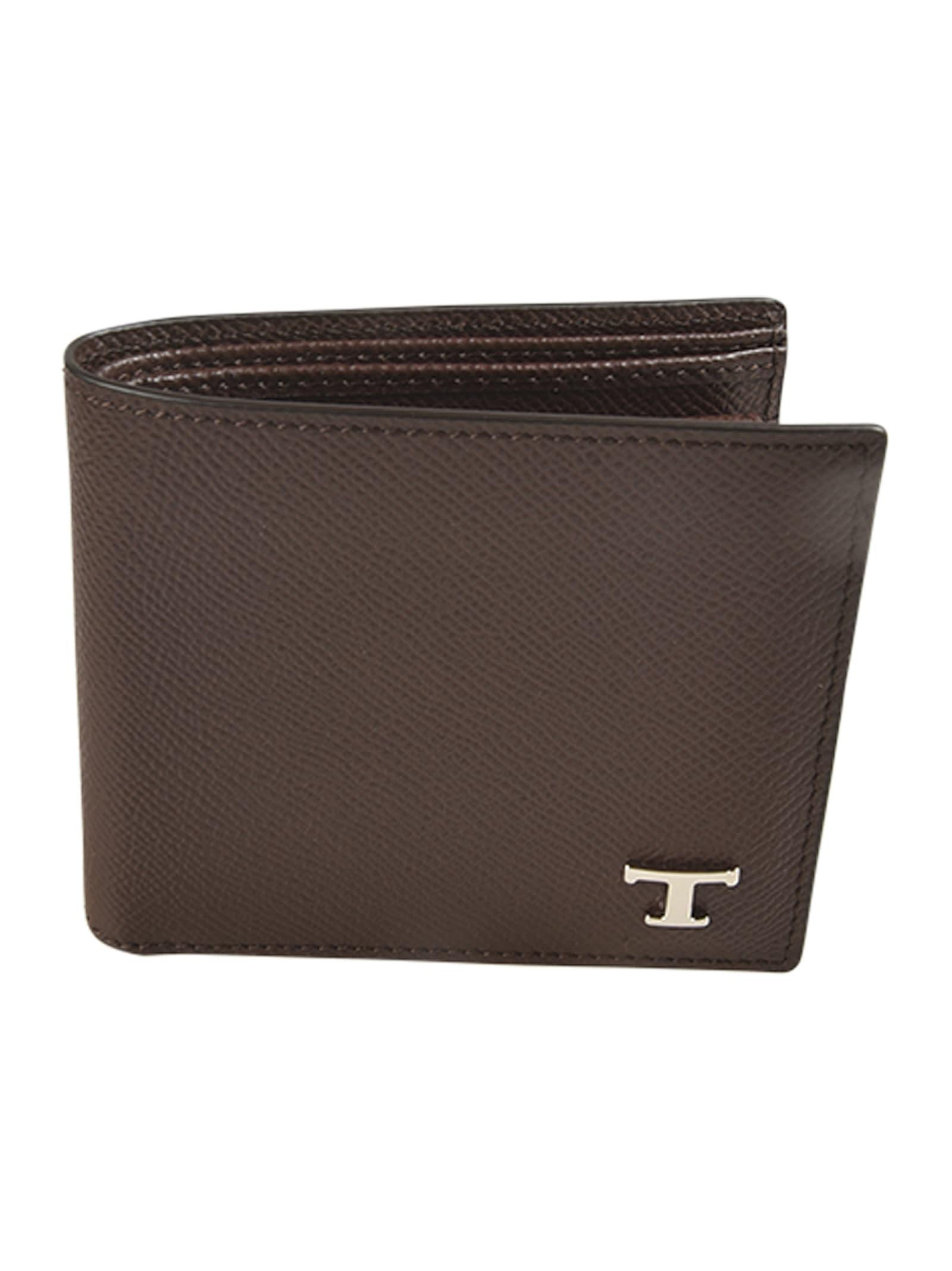 Tod's T Plaque Billfold Wallet