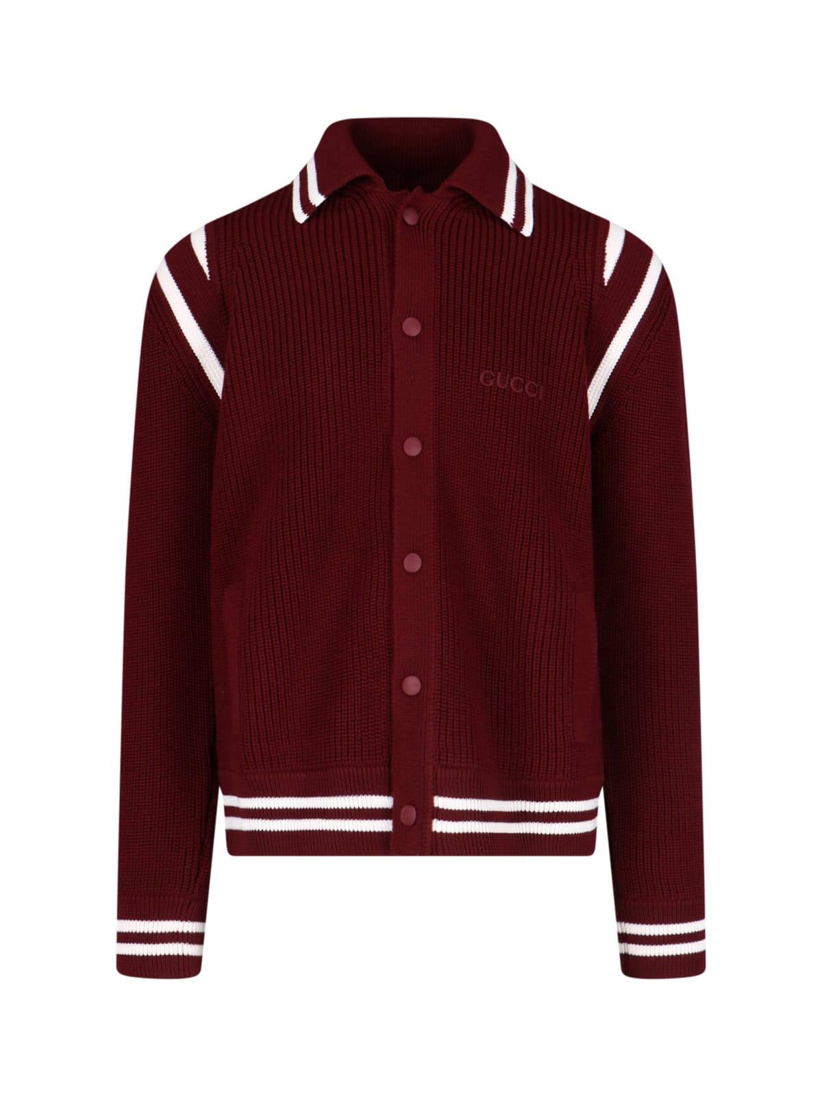 Gucci Wool Logo Cardigan