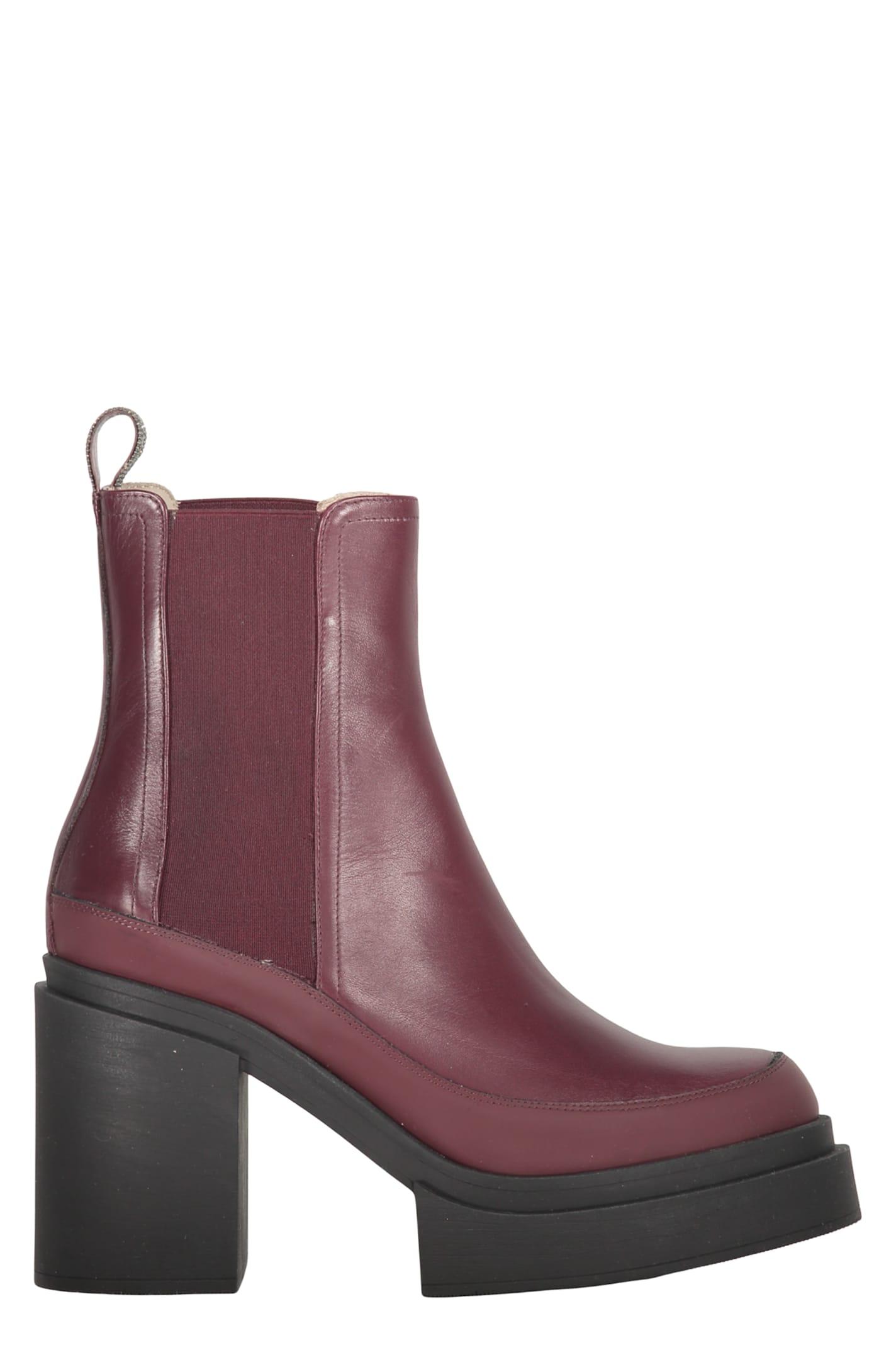 Fabiana Filippi Leather Ankle Boots