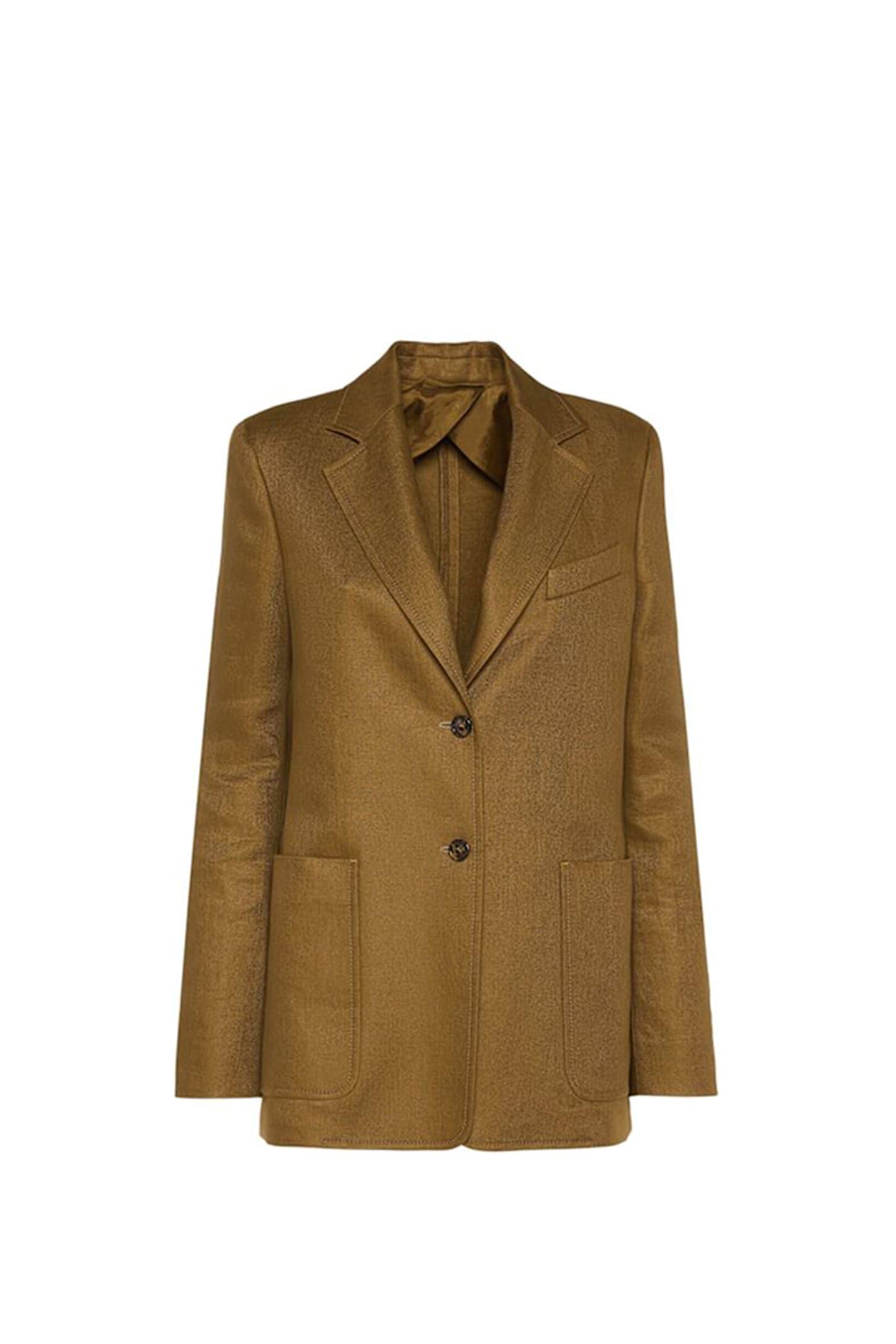 Max Mara Women's Guglia Linen Blazer Jacket in White