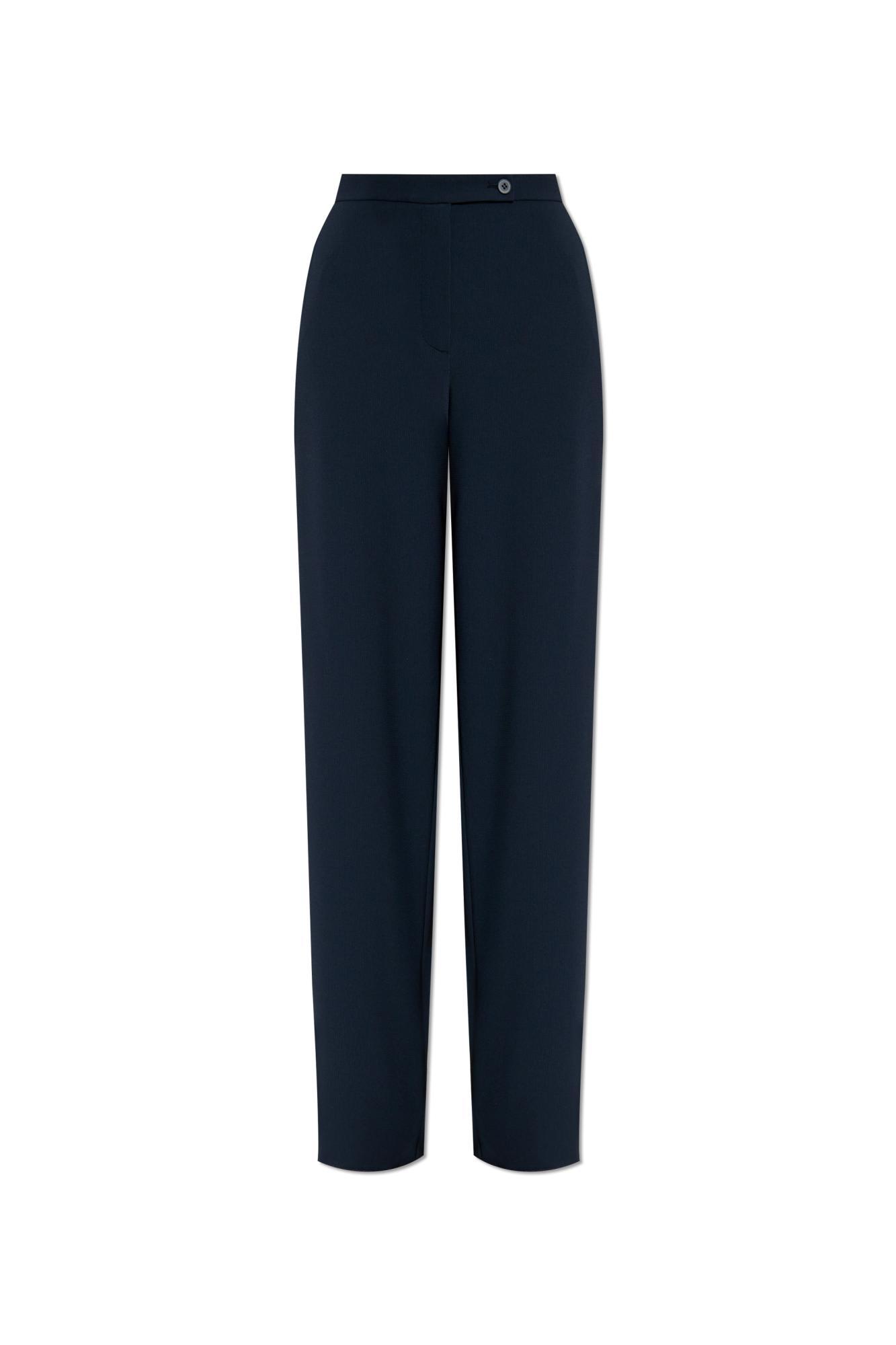 Emporio Armani Women's Long Sleeves Shirt in Blue