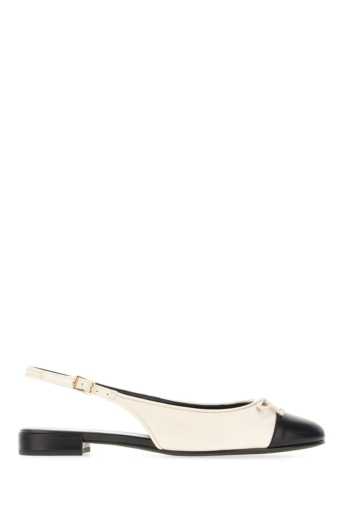 Tory Burch Two-tone Leather Ballerinas