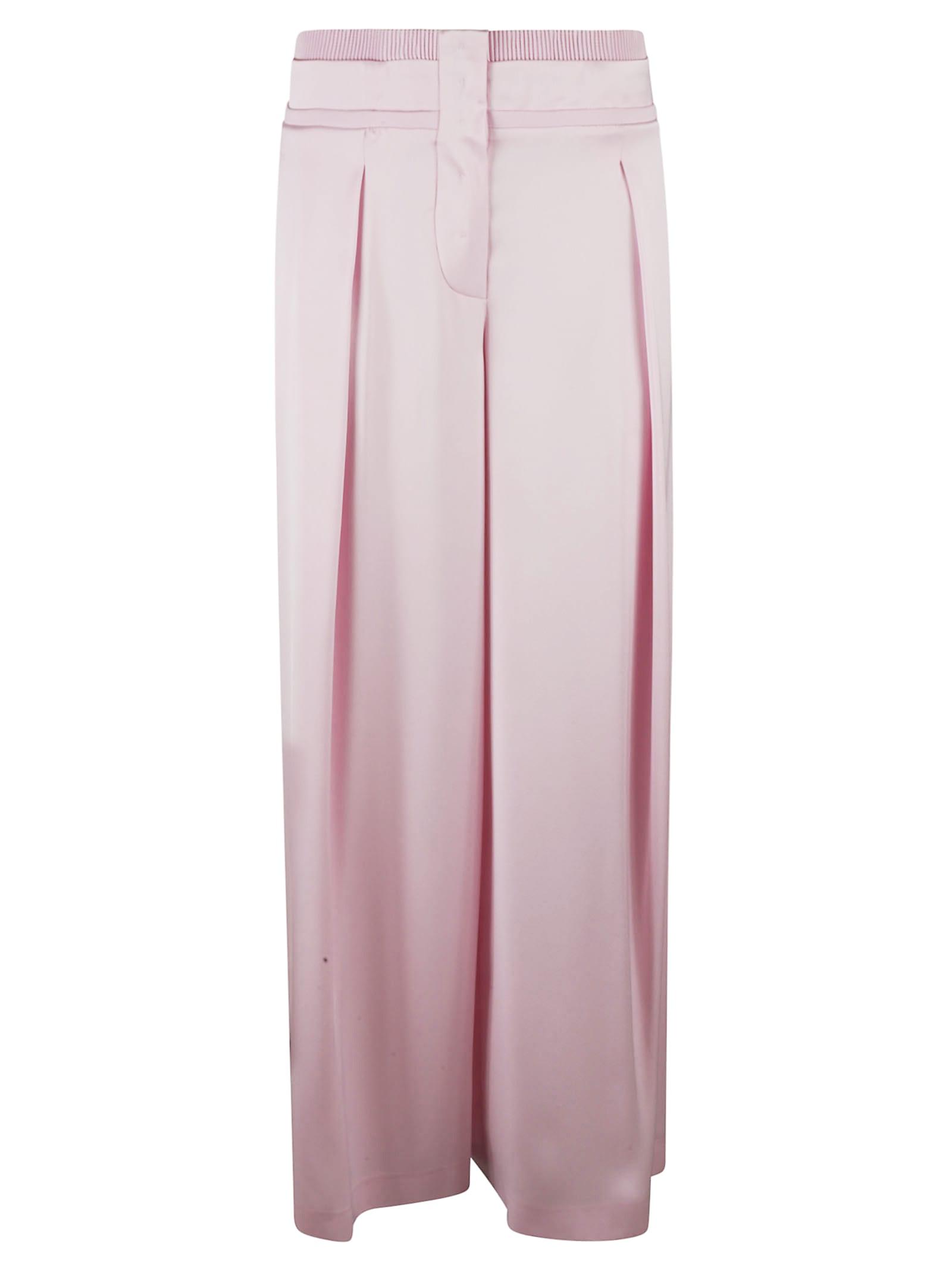 Genny Elastic Waist Wide Leg Trousers
