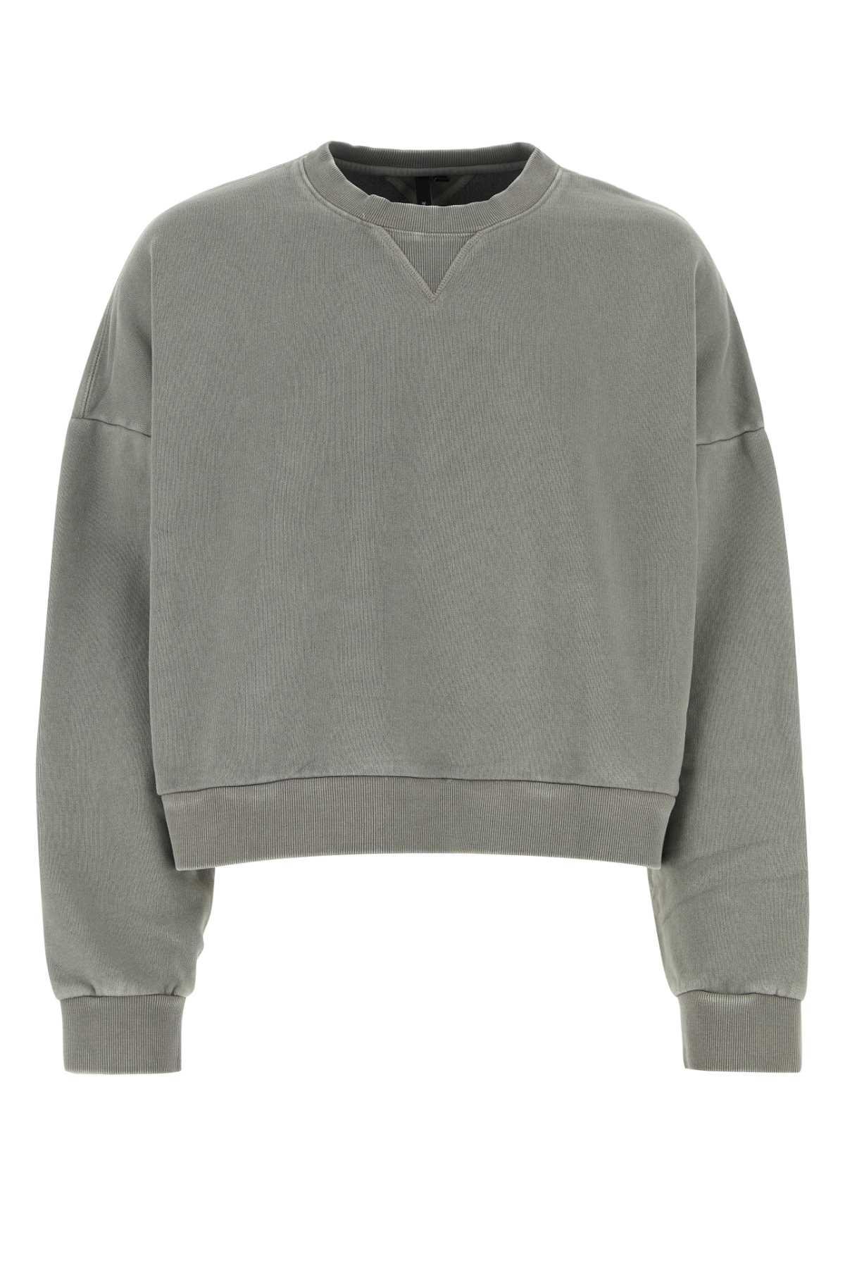 ENTIRE STUDIOS Grey Cotton Oversize Sweatshirt
