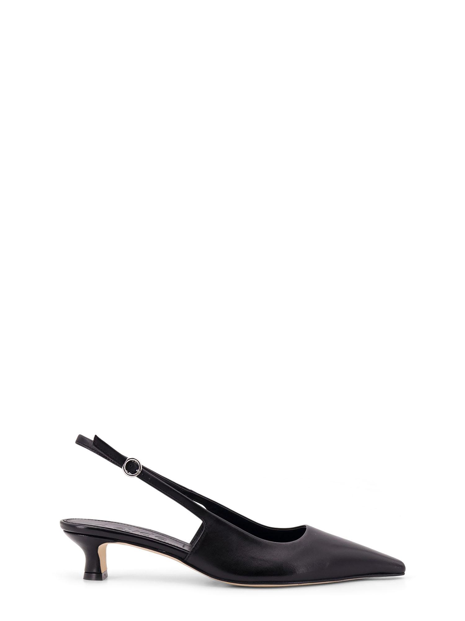 Aeyde Women's Catrina Nappa Leather Sandal in Black