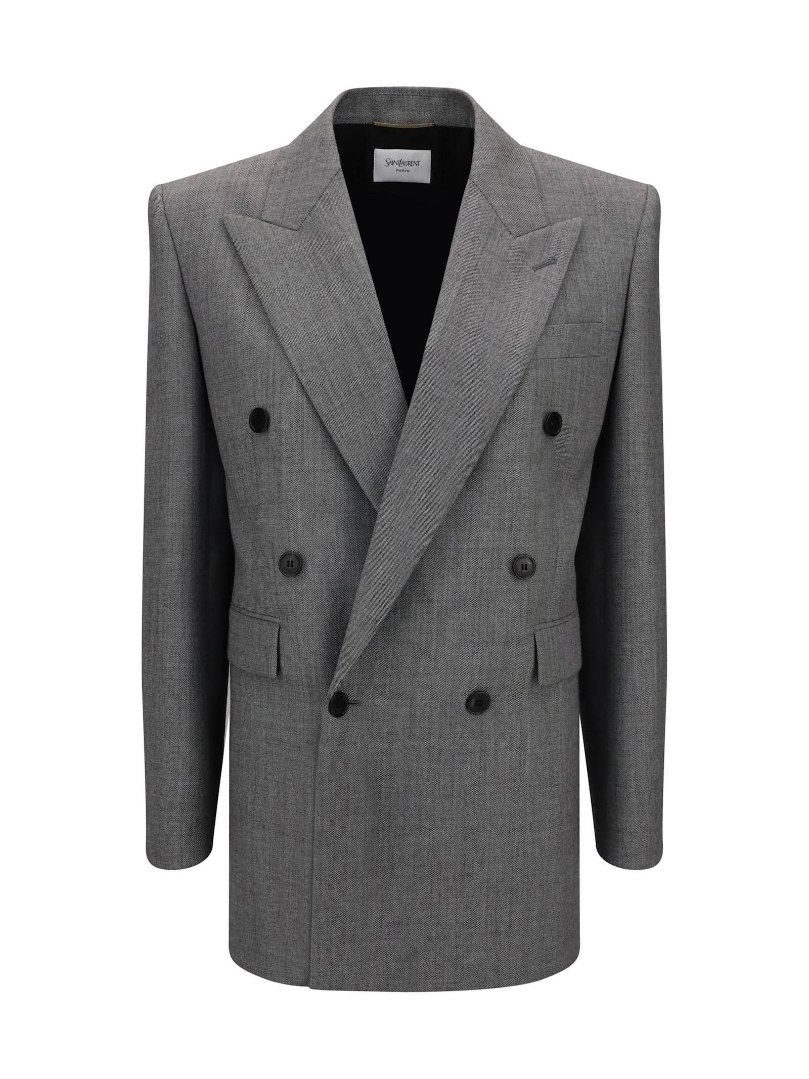Saint Laurent Women's Wool Twill Blazer