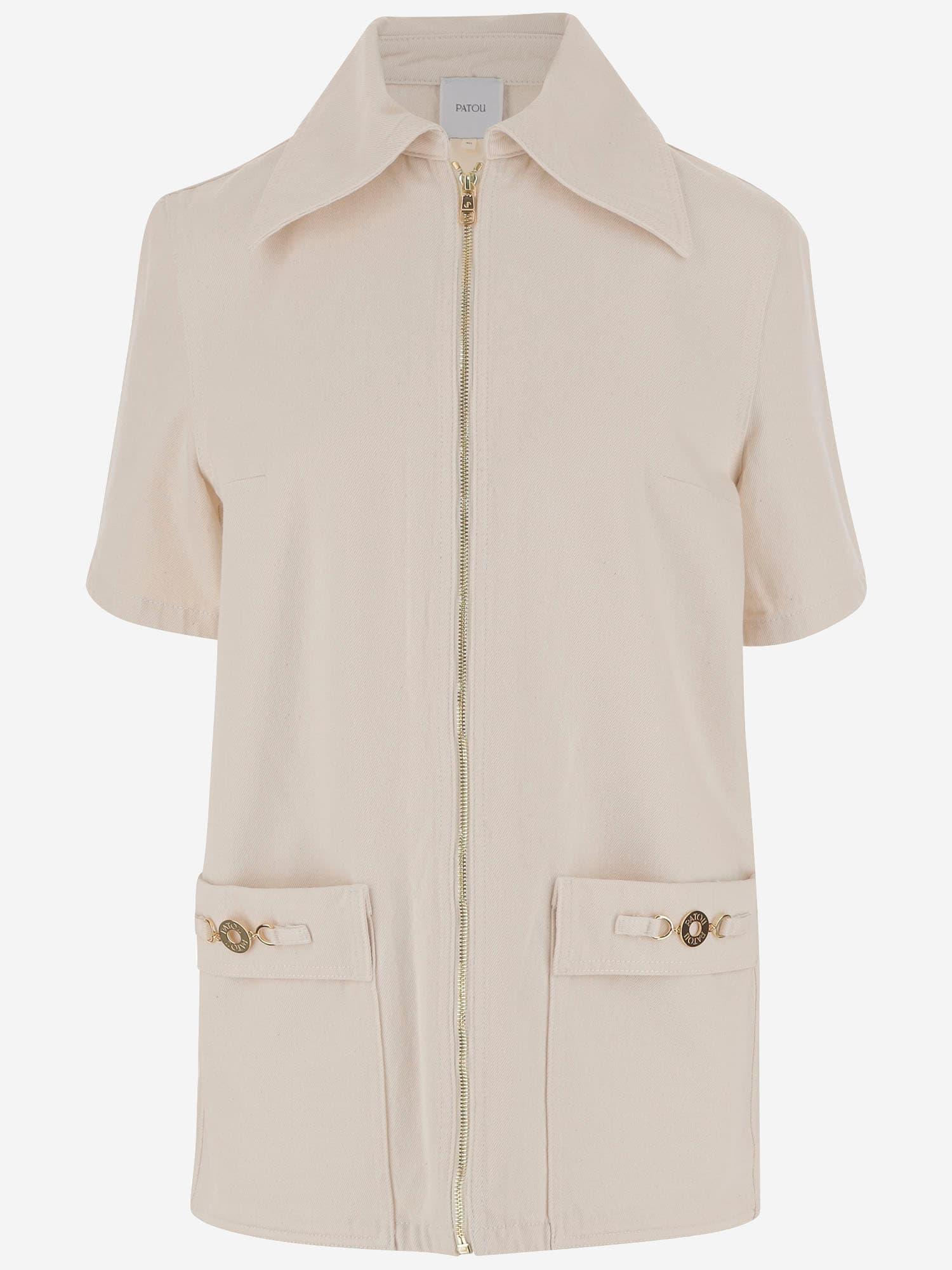 Patou Cotton Denim Mini Dress