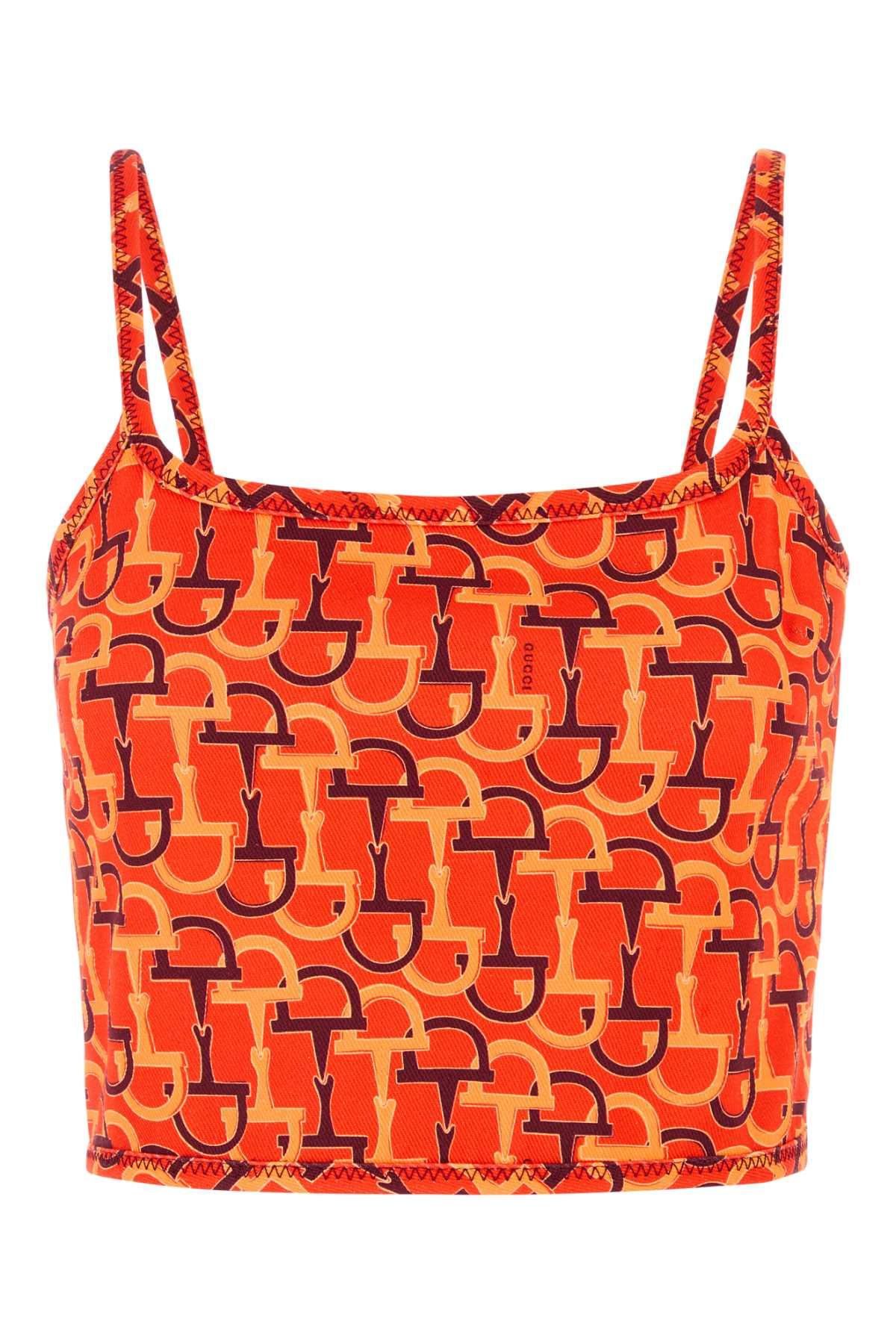 Gucci Women's Printed Cotton Top