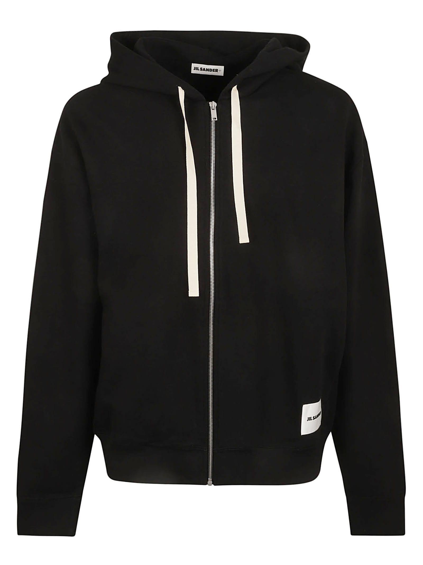 Jil Sander Black Cotton Sweatshirt