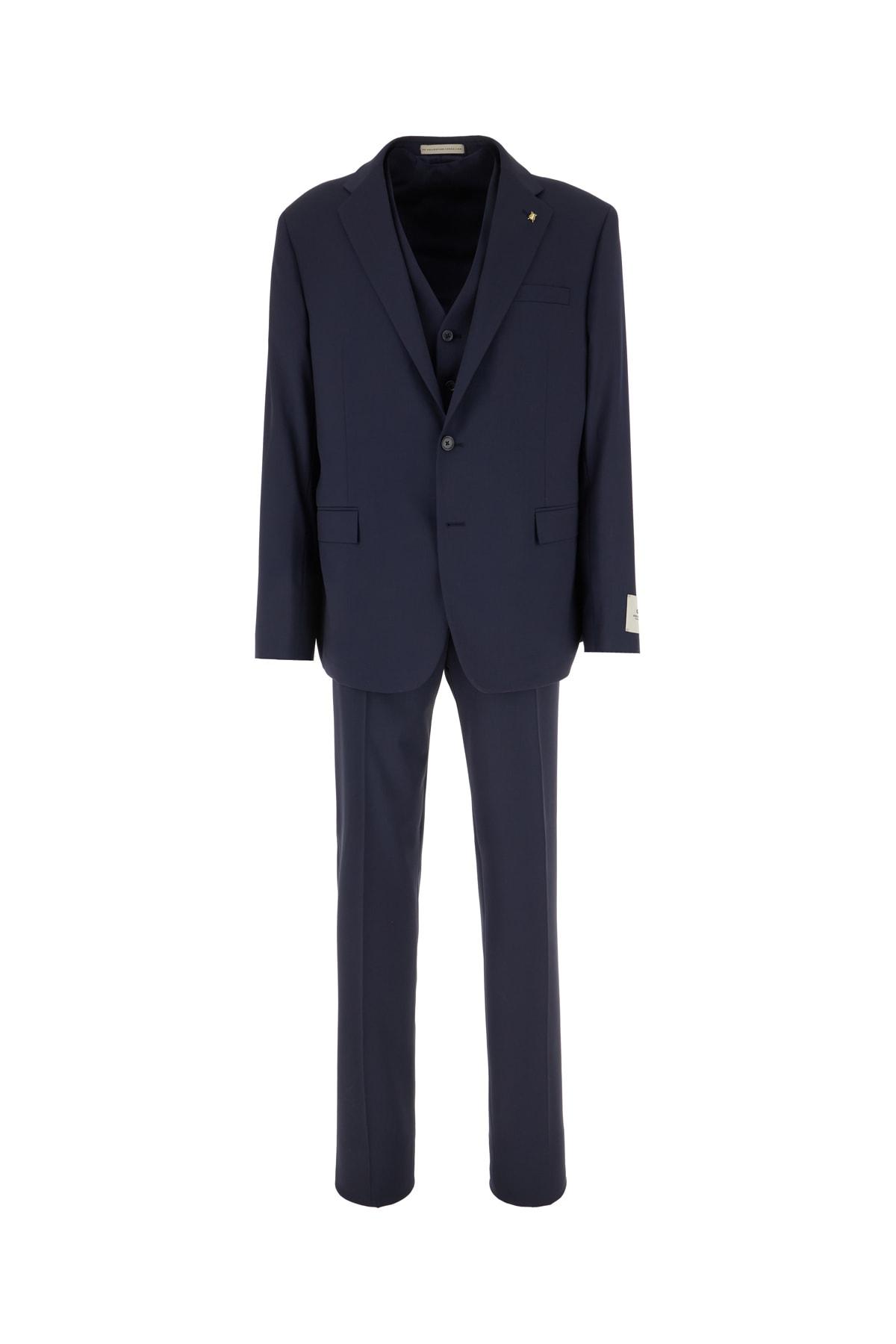 Corneliani Navy Blue Wool Suit
