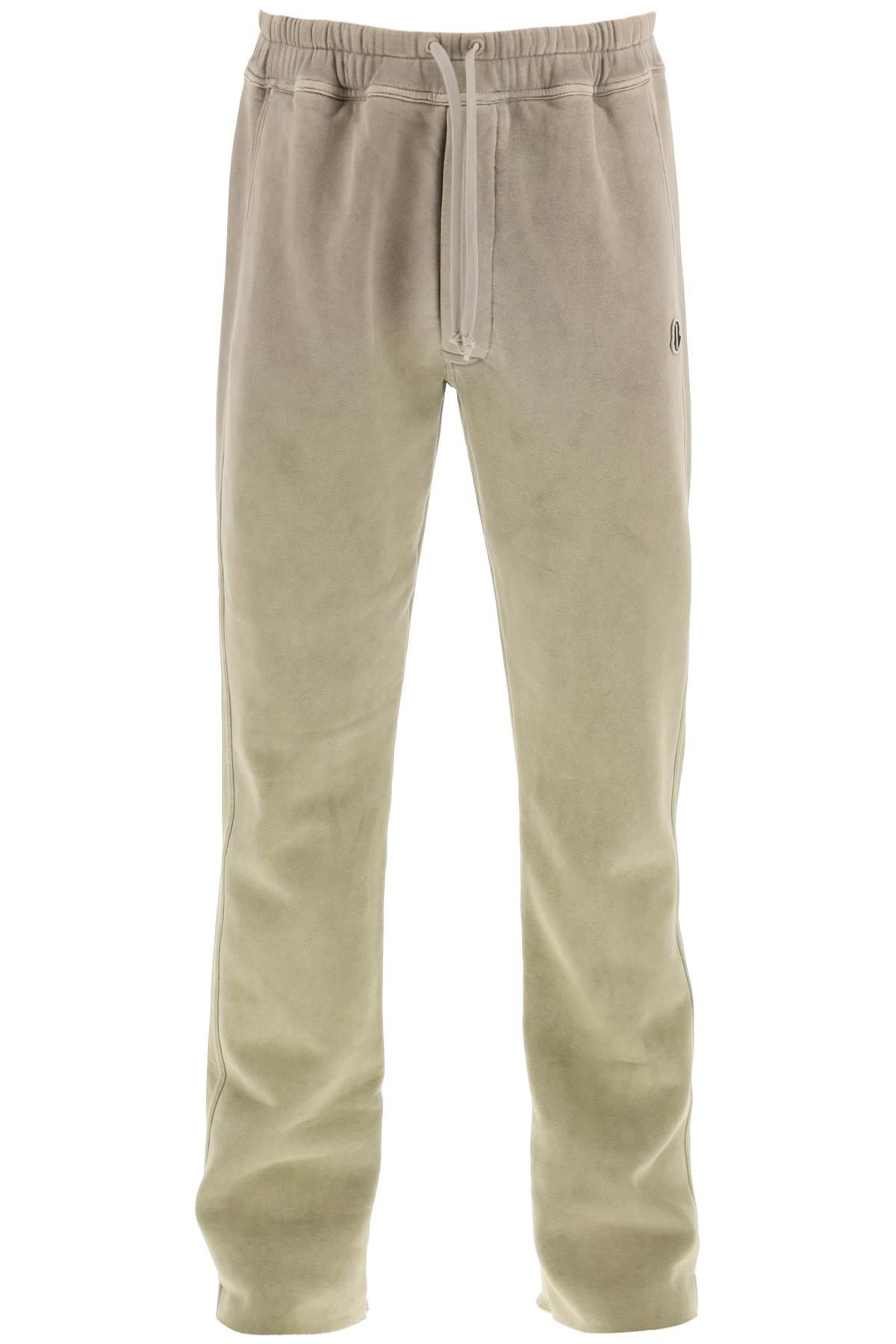 Moncler + Rick Owens Moncler Grenoble Men's Logo Detail Cotton Track-Pants in Turtledove