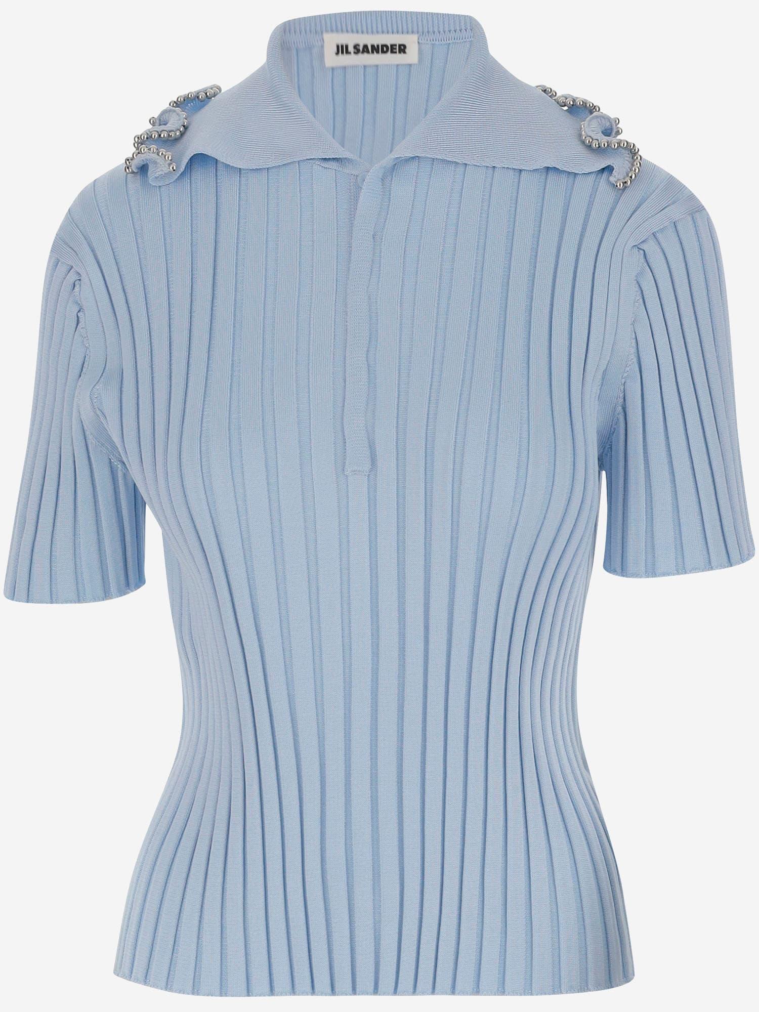 Jil Sander Viscose Polo Shirt