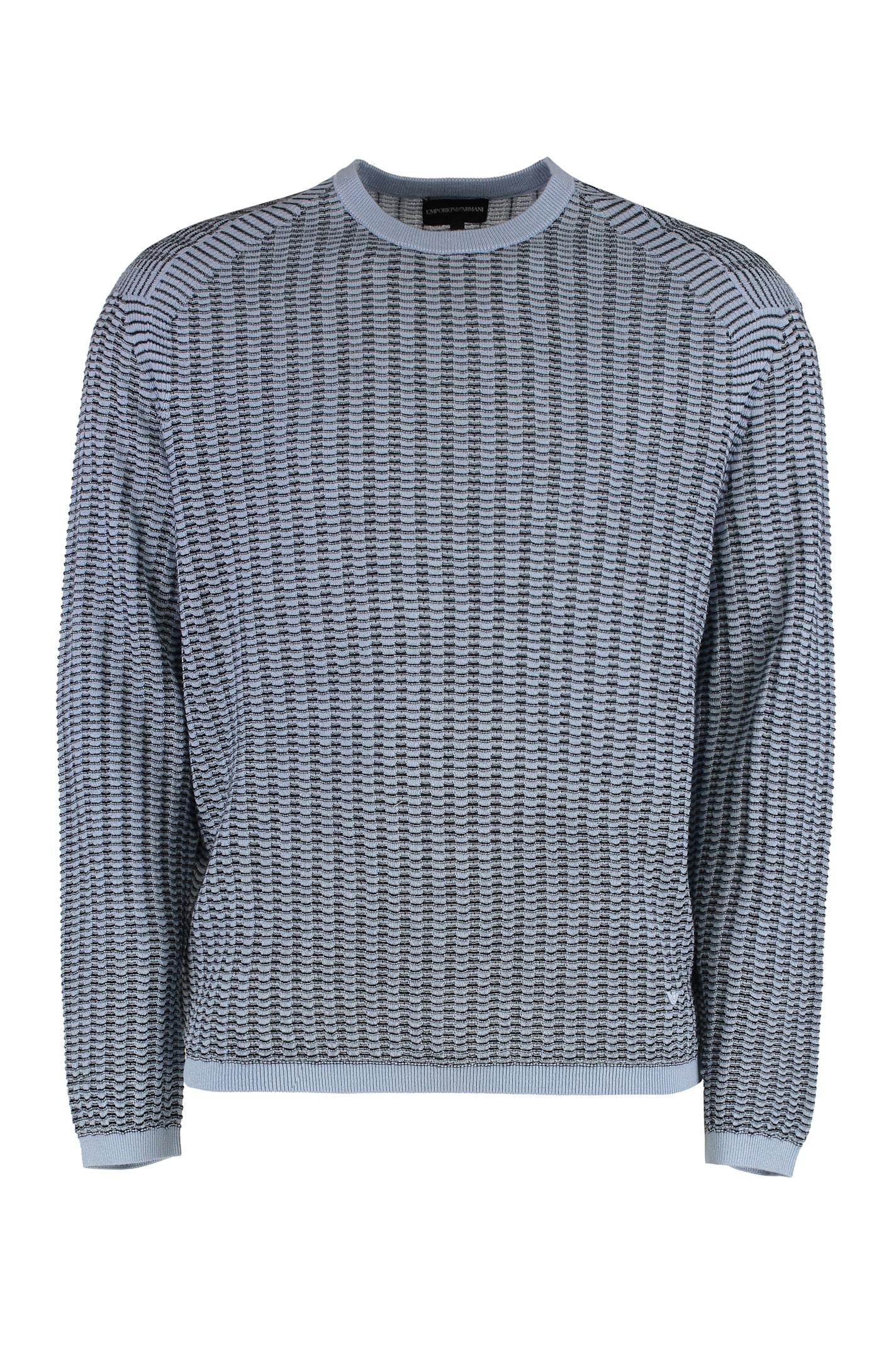 Emporio Armani Wool-blend Crew-neck Sweater