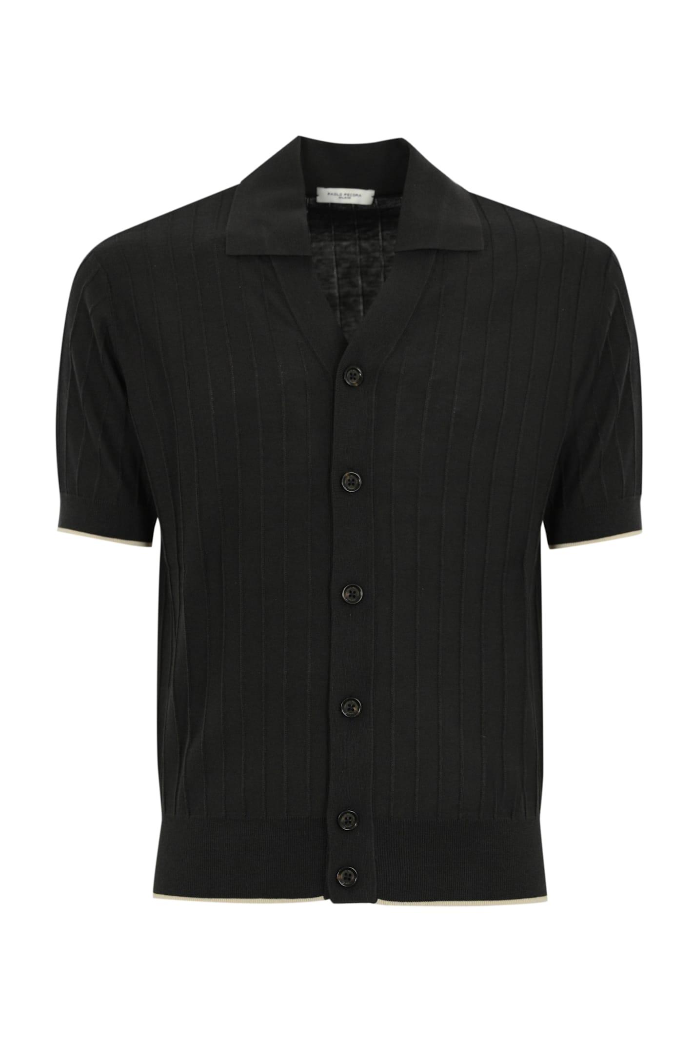Paolo Pecora Silk And Cotton Knit Shirt