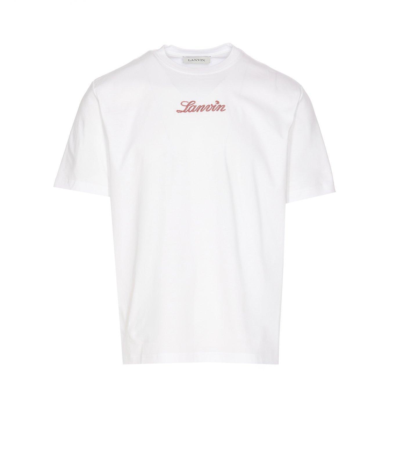 Lanvin Bouclette Script Logo T-Shirt