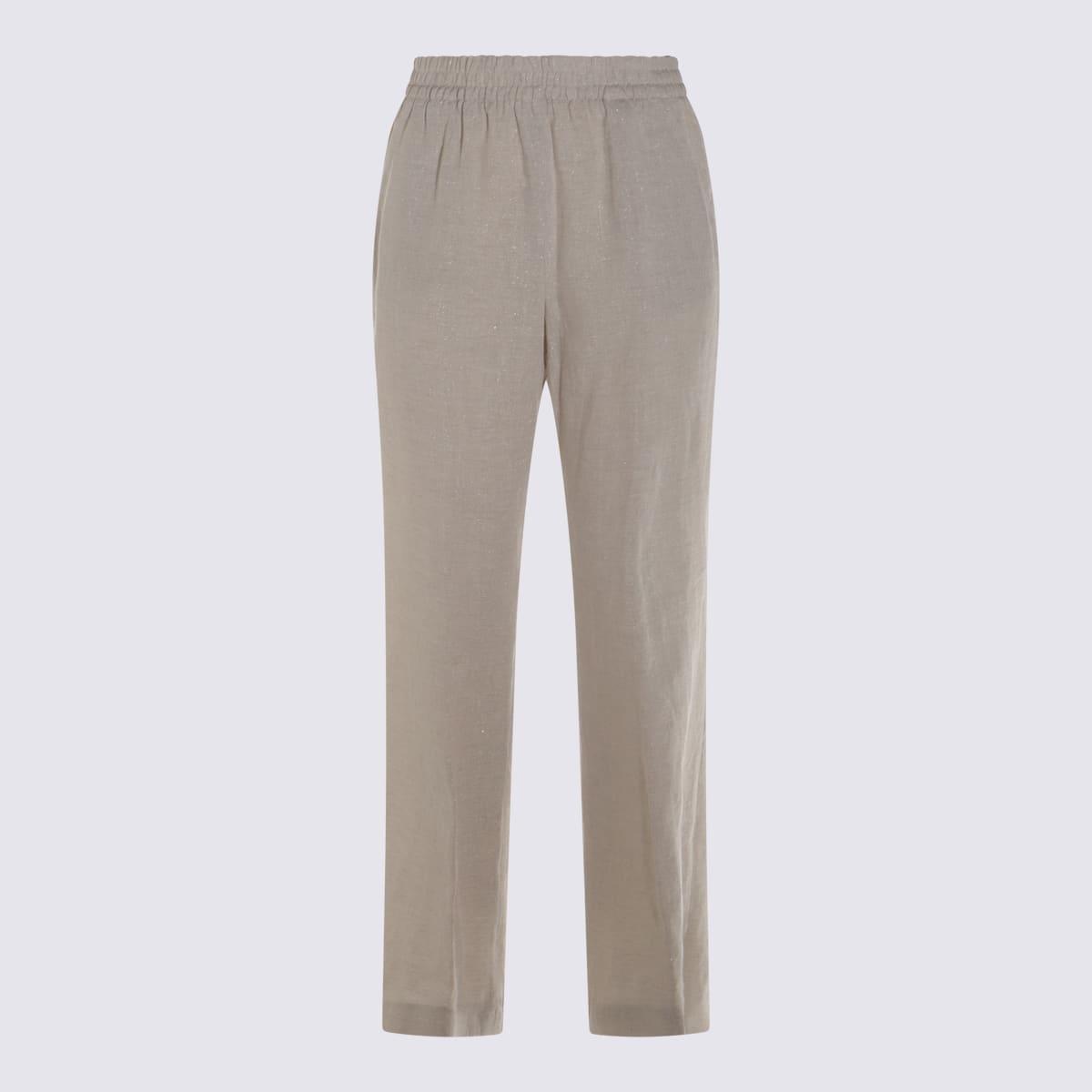 Eleventy Beige Linen Pants