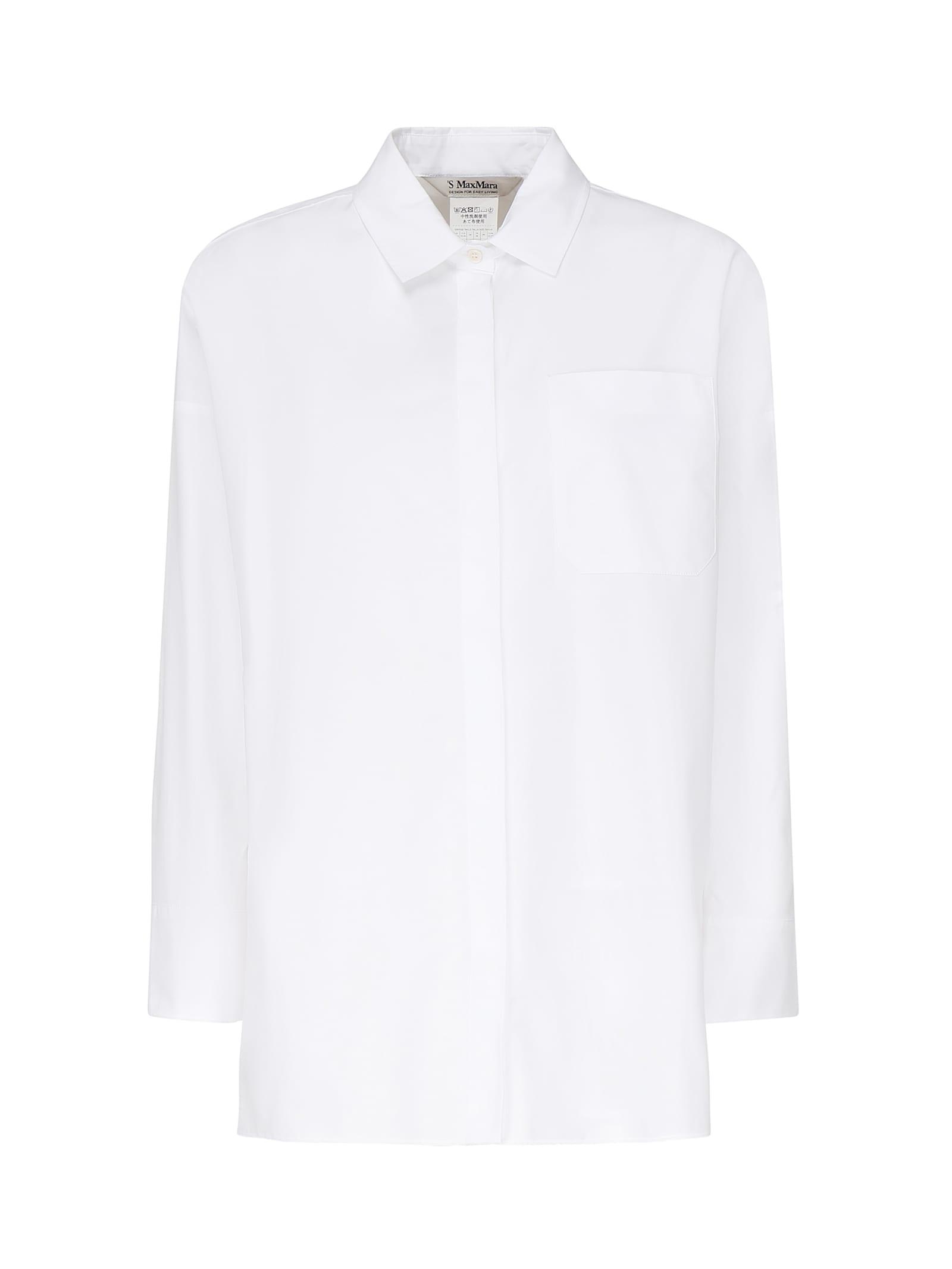 'S MAX MARA Max Mara Straight Poplin Shirt
