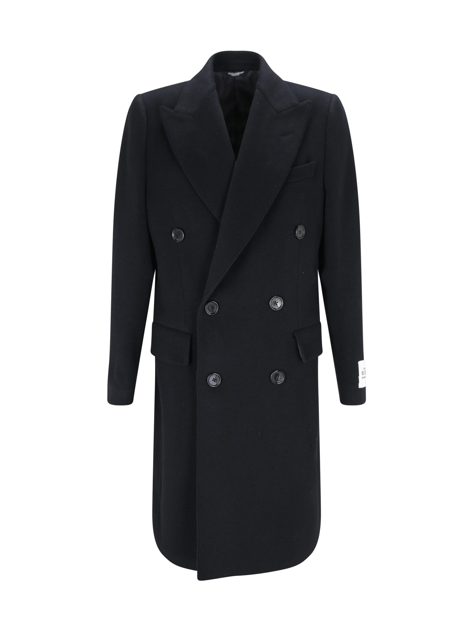 Dolce & Gabbana Re-edition Wool Blend Coat