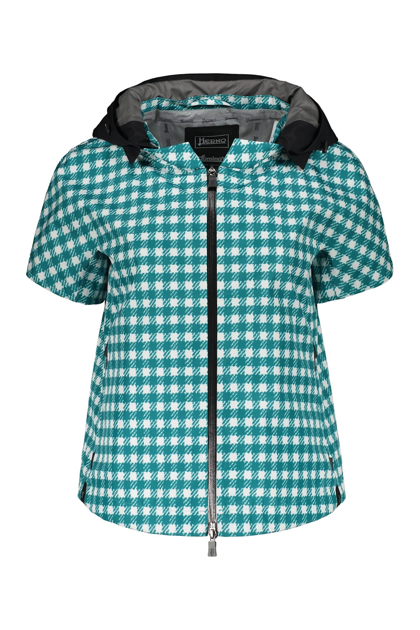 Herno Technical Fabric Hooded Jacket