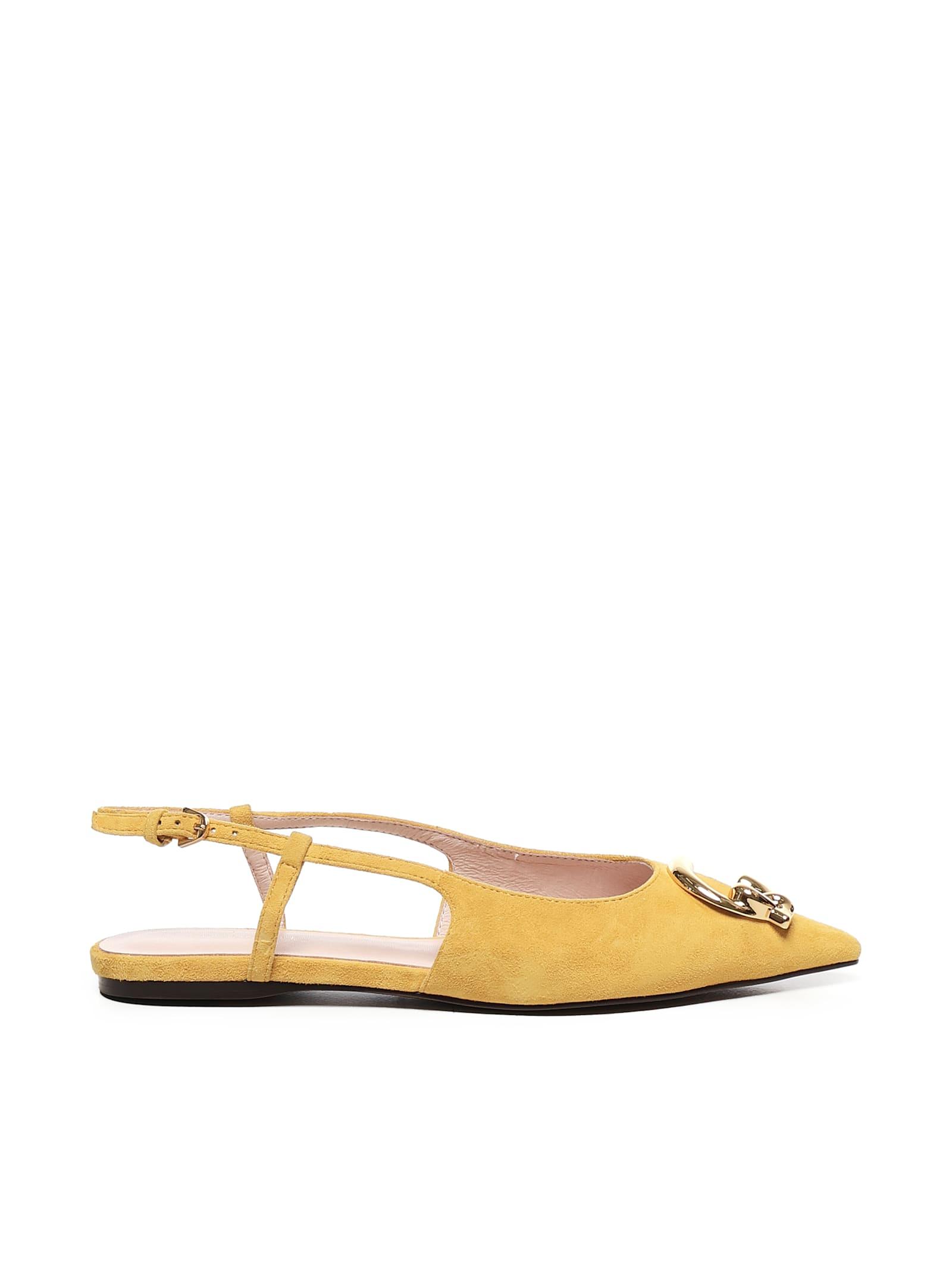 Coccinelle C-me Slingback Sandals and Flat Slingback in Suede