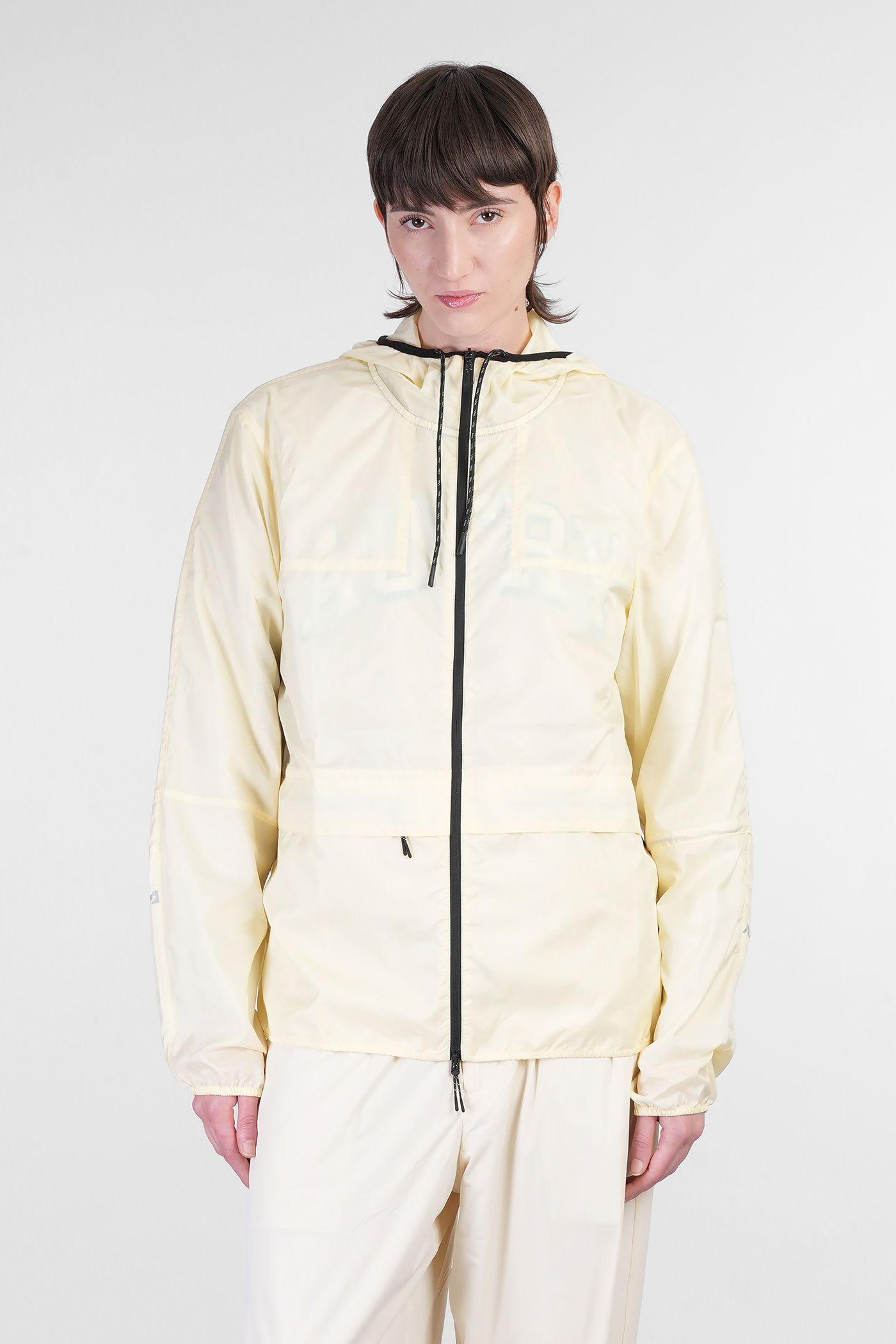 Autry Casual Jacket in Yellow Nylon