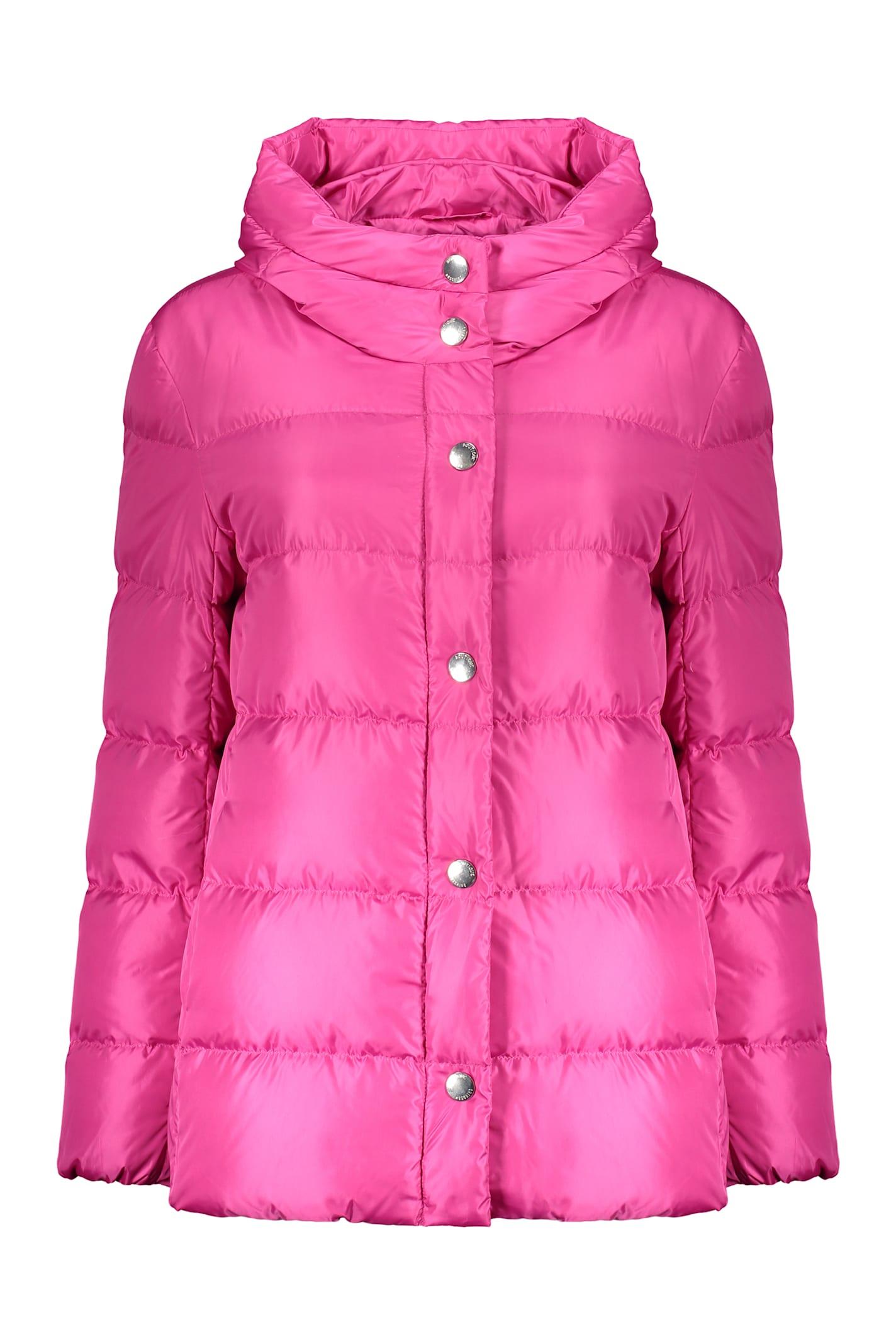 Moschino Hooded Down Jacket