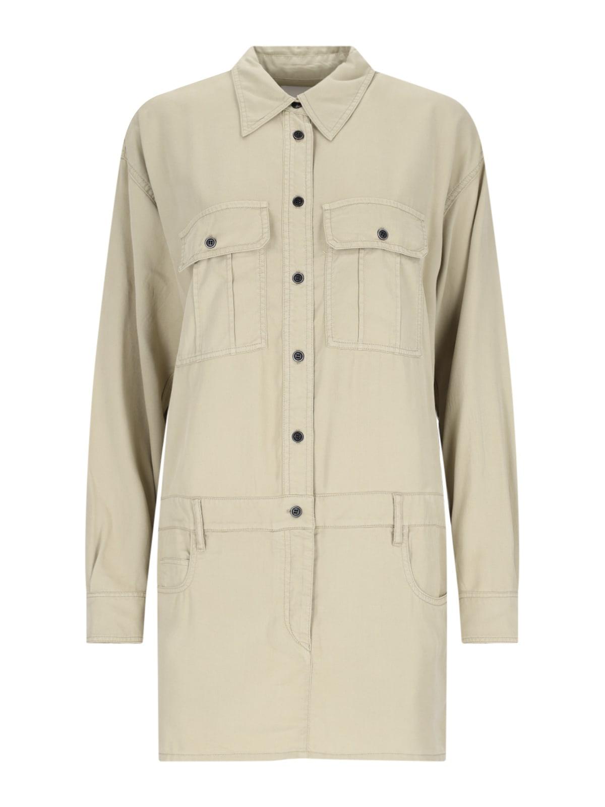 MARANT ETOILE Palvina Mini Chemisier Dress