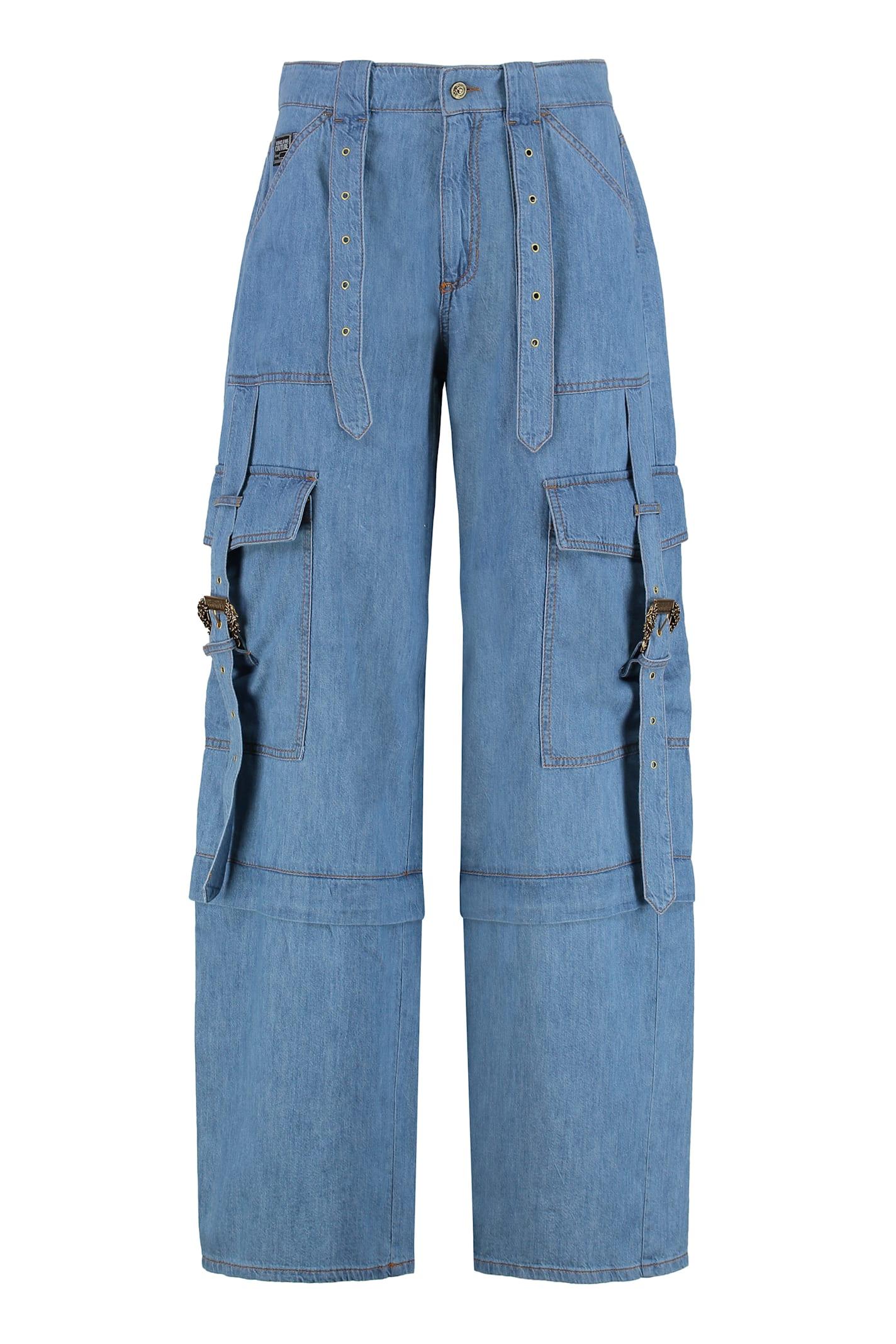 Versace Jeans Couture Cotton Cargo Trousers