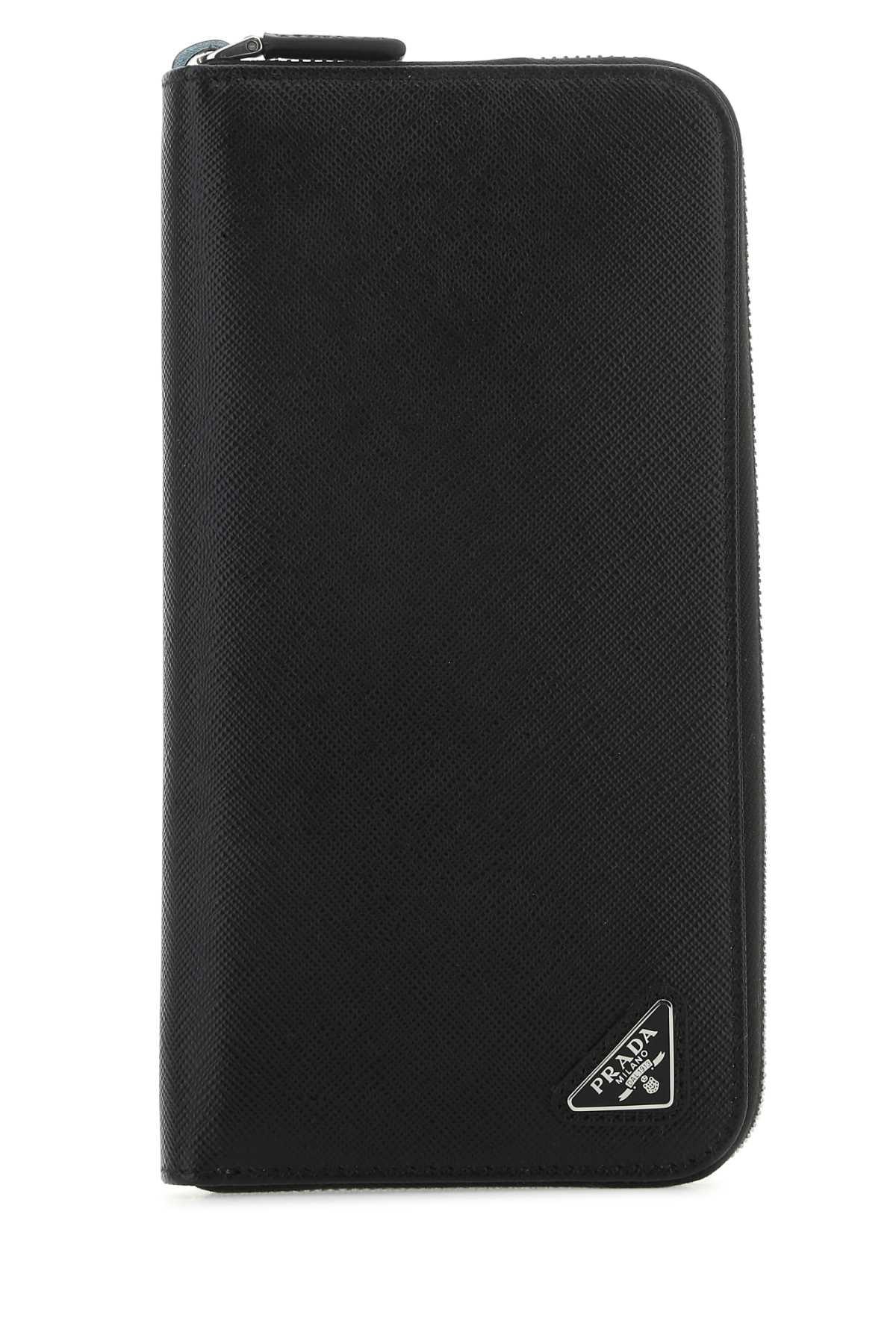 Prada Black Leather Wallet
