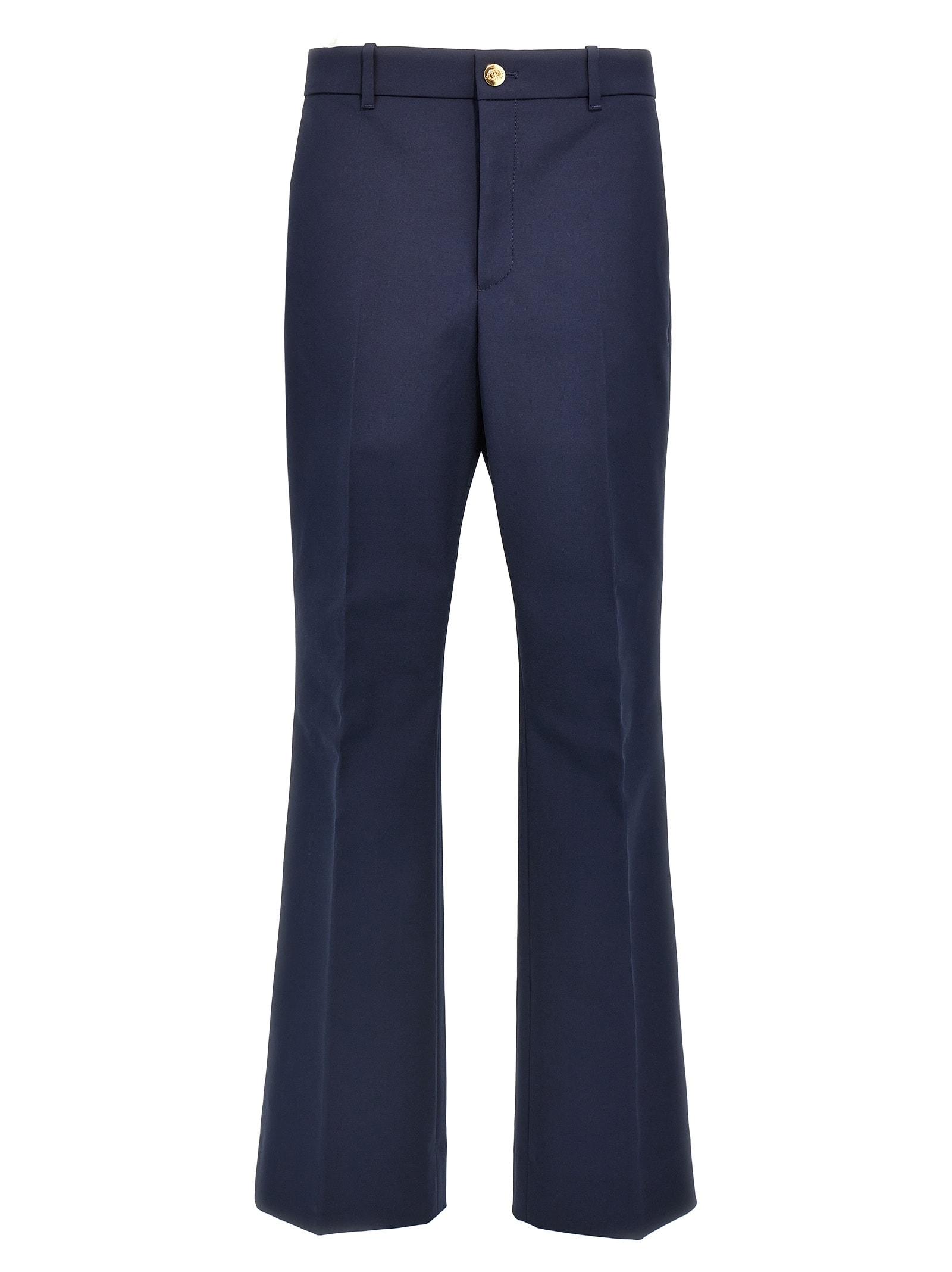Gucci Cotton Trousers in Blue