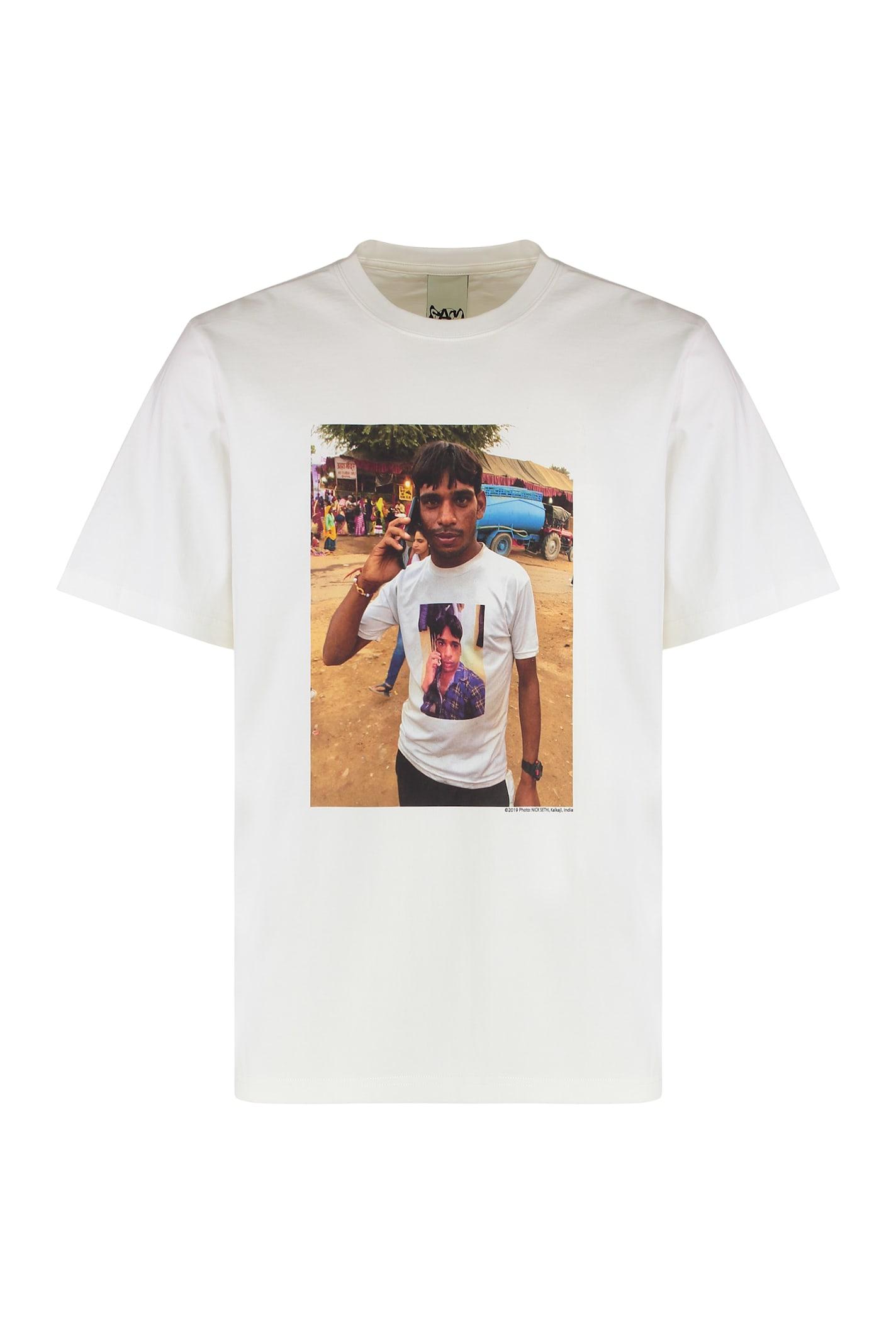 P.A.M. Cotton Crew-neck T-shirt