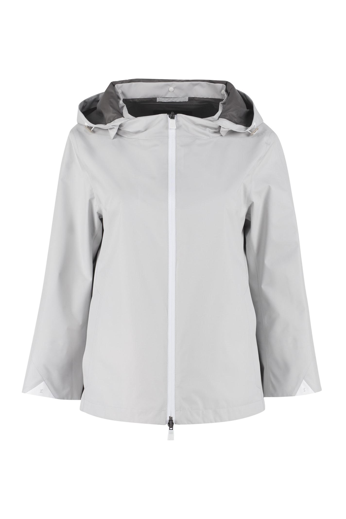 Herno Technical Fabric Hooded Jacket