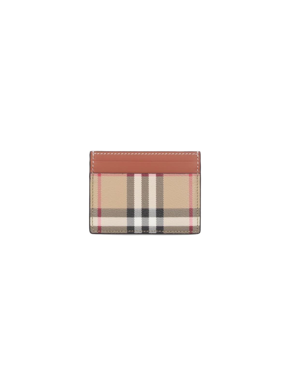 Burberry Check Card Holder