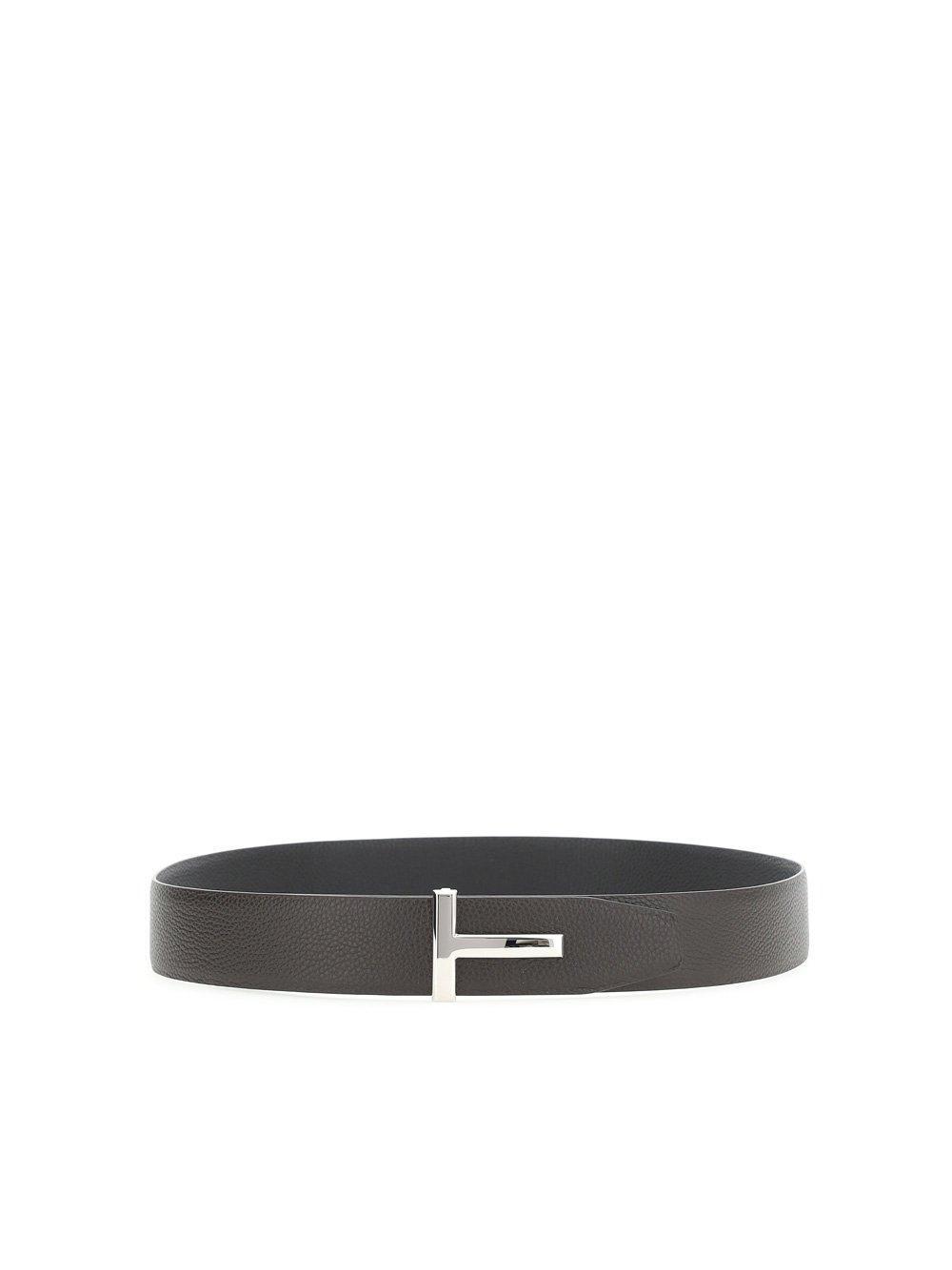 Tom Ford T Grainy Leather Belt